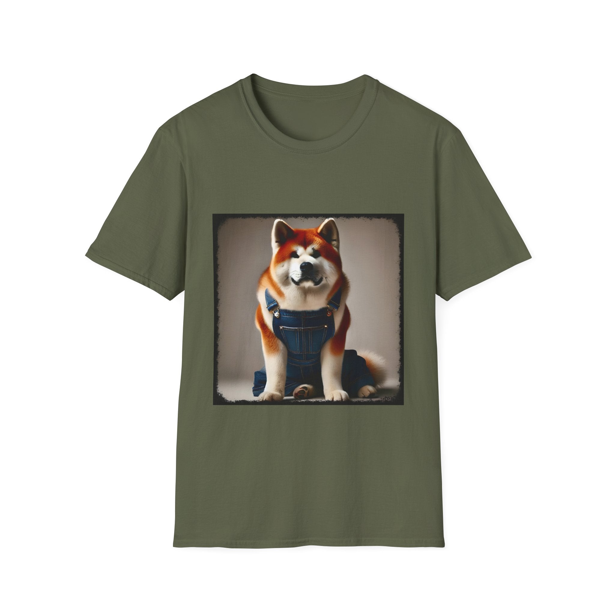 Akita Shirt | Denim Dude Dog Lover Tee