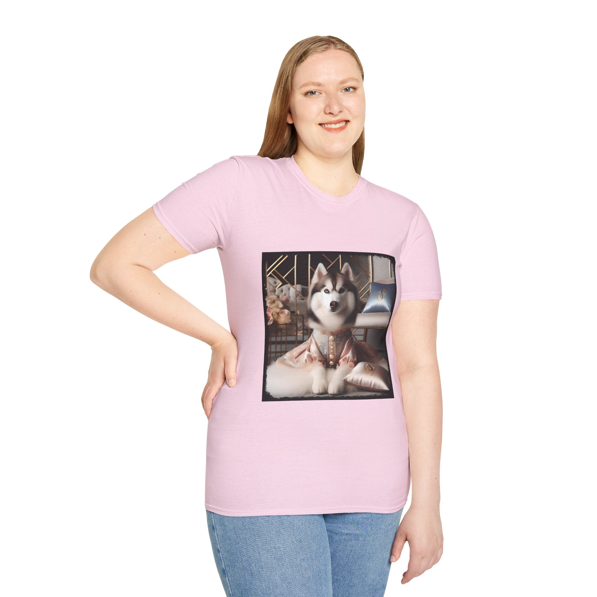 Siberian Husky Satin Diva | Unisex Dog T-Shirt