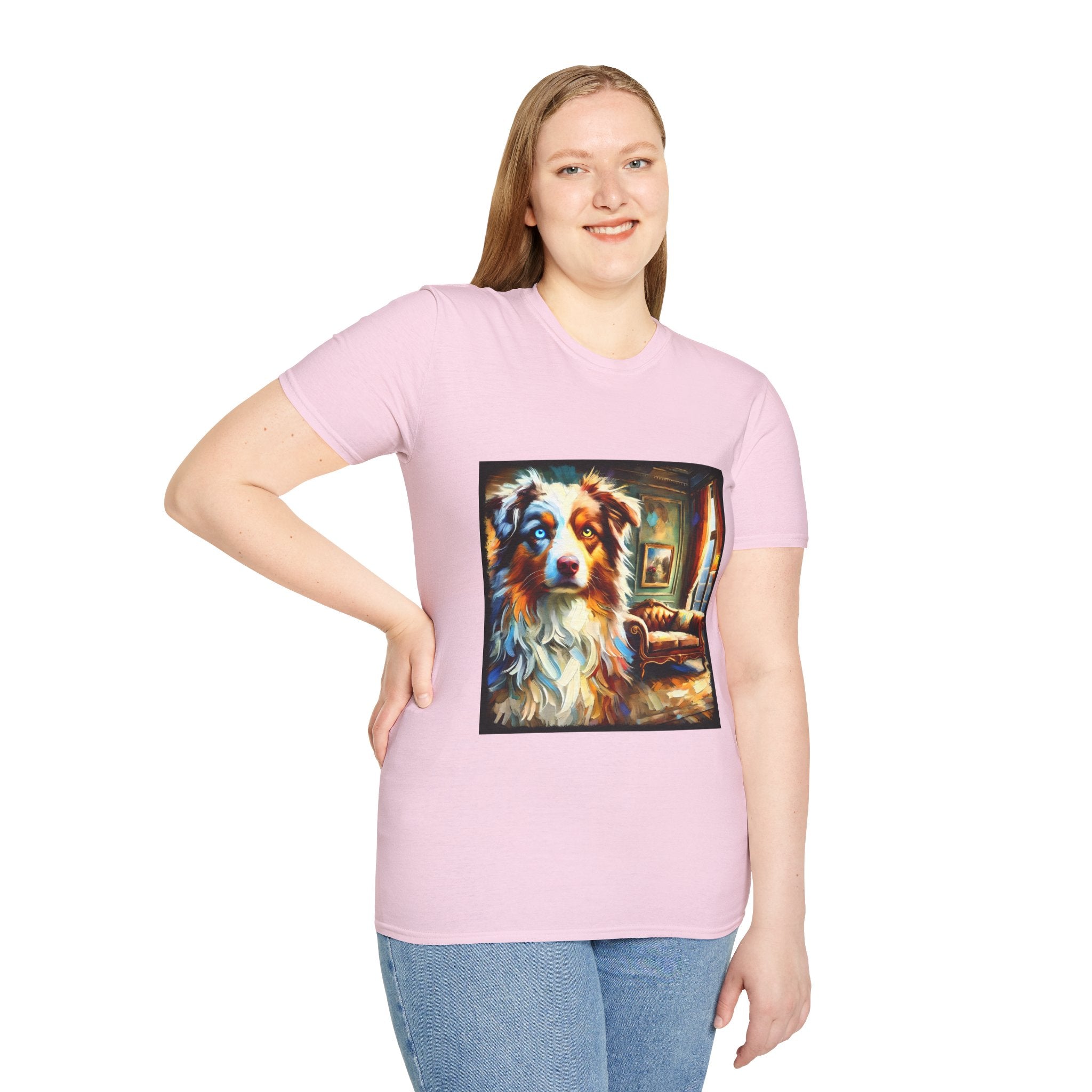 Australian Shepherd Artsy Classic | Unisex Dog T-Shirt