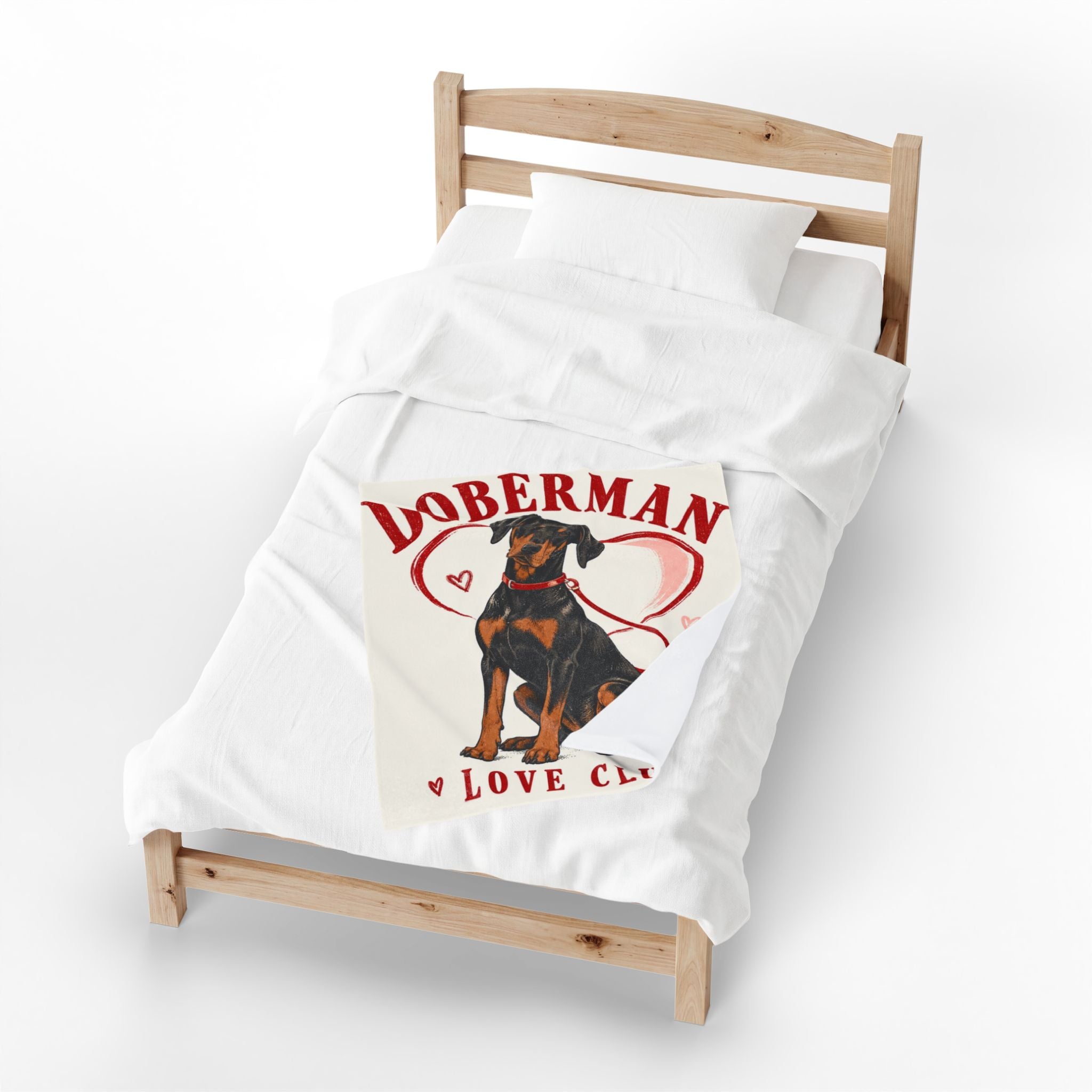 Doberman Pinscher Blanket | Love Club Dog Lover Gift