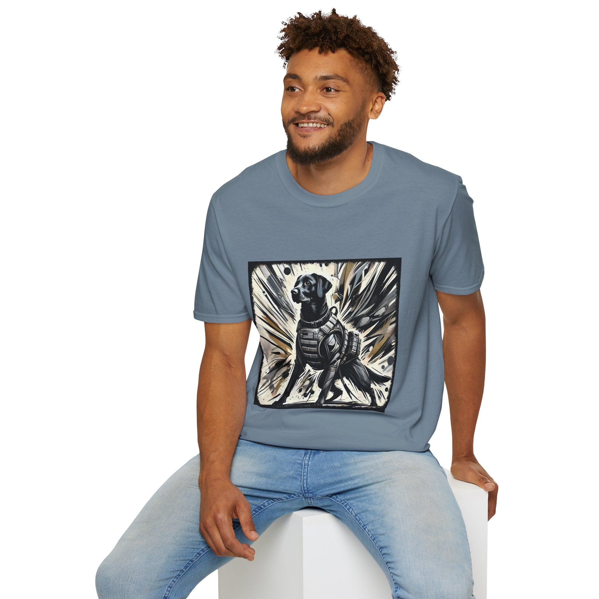 Labrador Retriever Bold Armor Classic | Unisex Dog T-Shirt