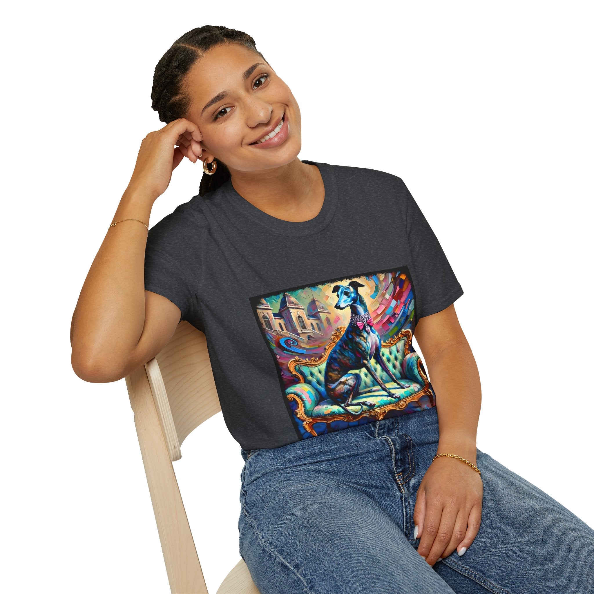 Greyhound Diamond Princess Classic | Unisex Dog T-Shirt