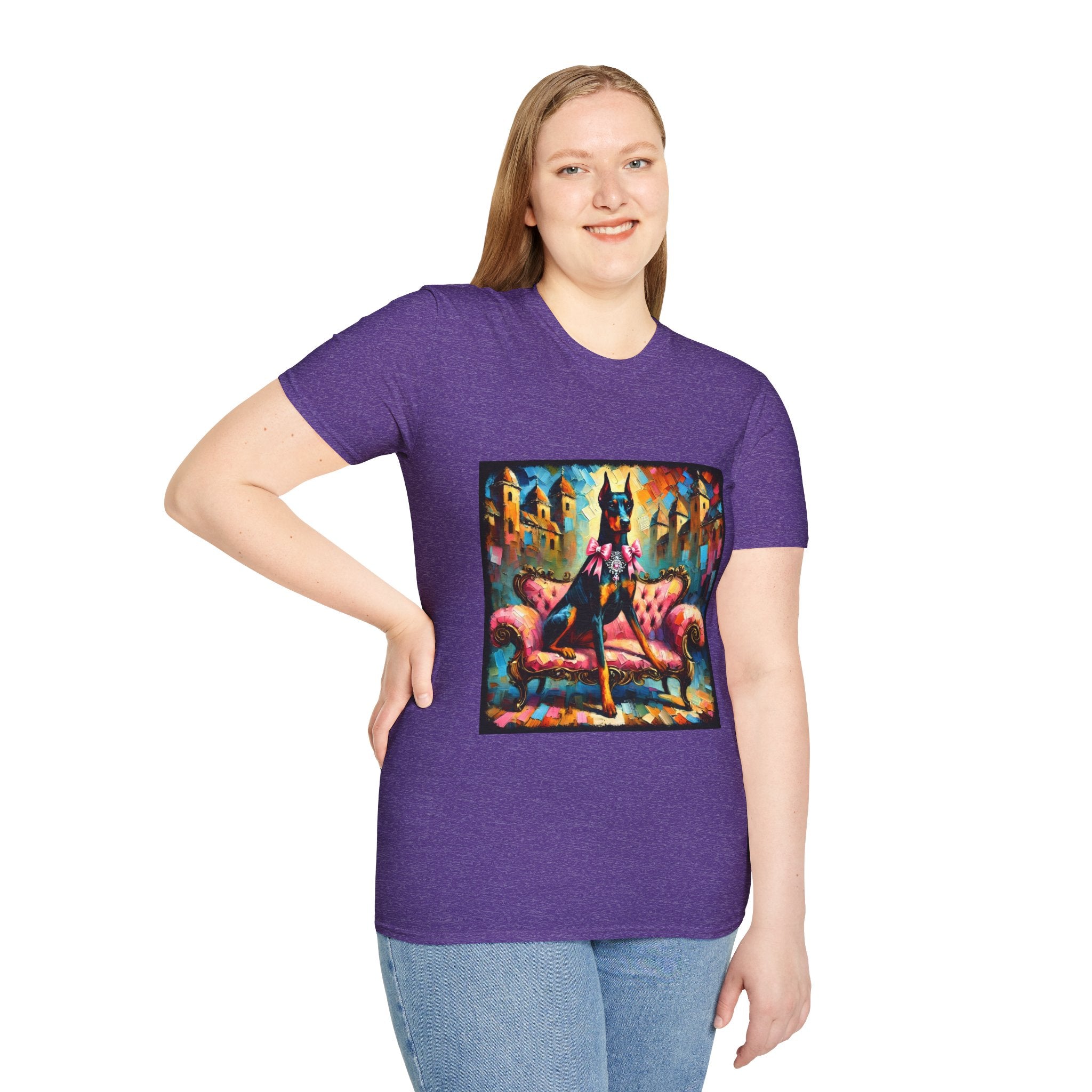 Doberman Pinscher Diamond Princess Classic | Unisex Dog T-Shirt