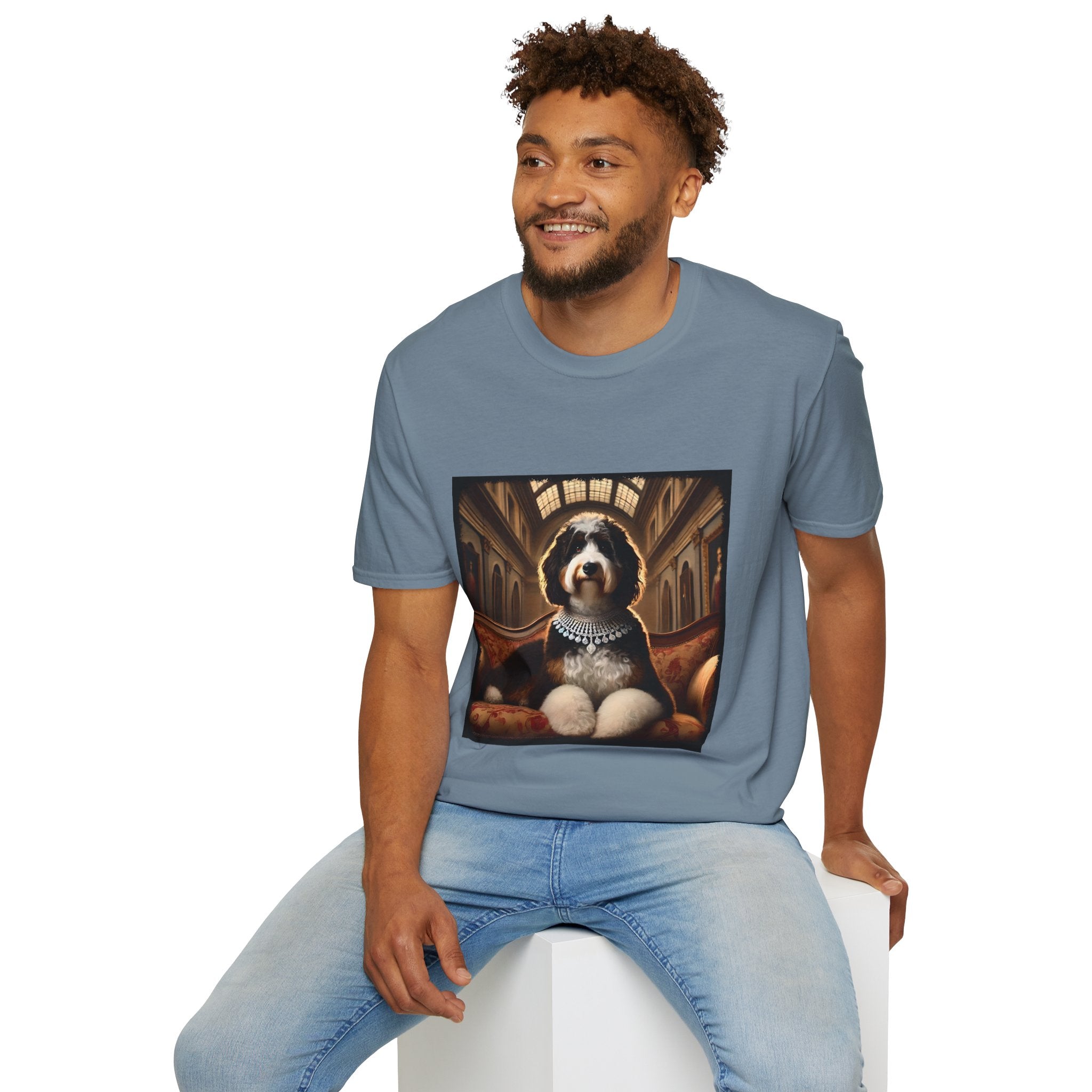 Bernedoodle Diamond Princess | Unisex Dog T-Shirt