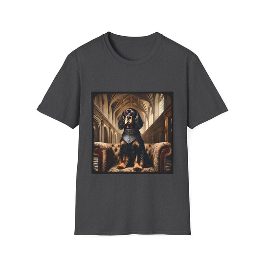 Cocker Spaniel Dashing Duke design dog lover unisex t-shirt in dark heather