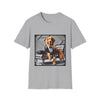 Golden Retriever Mister Fetch design dog lover unisex t-shirt in sport grey