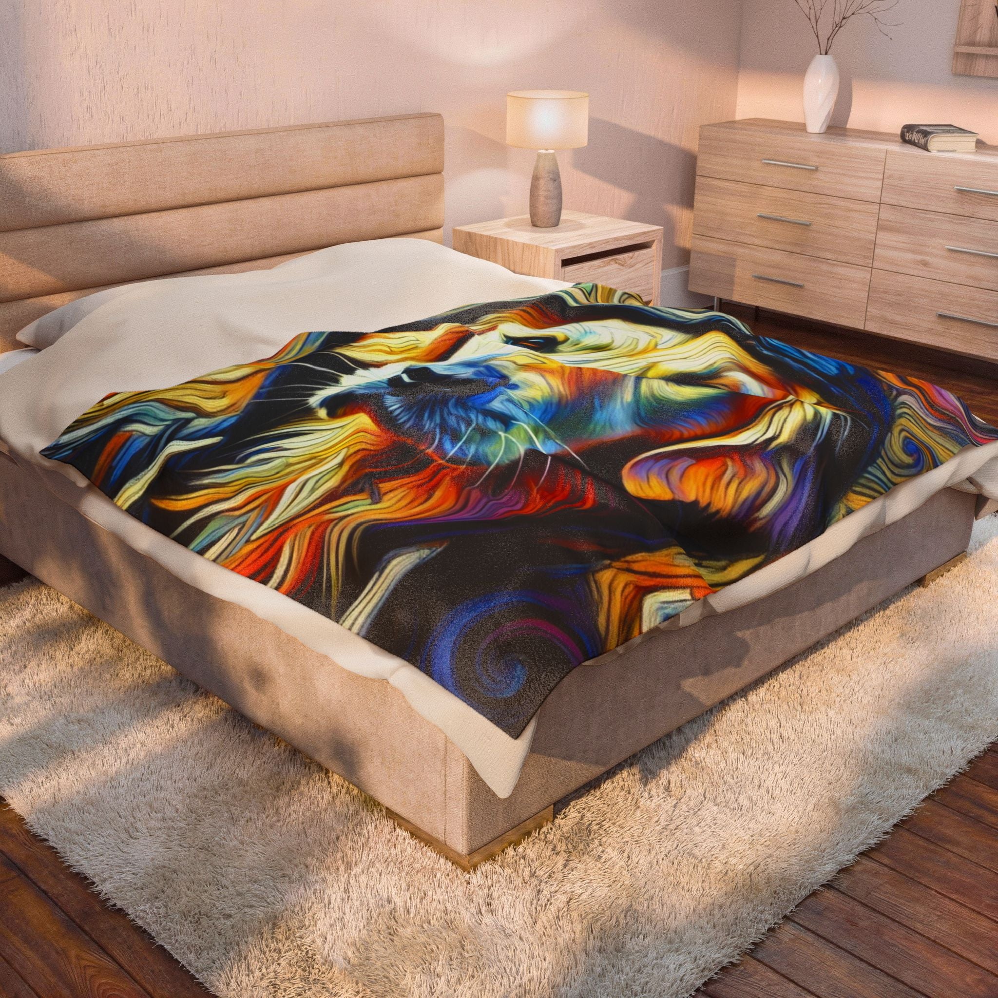 Golden Retriever Blanket | Relaxed Swirl Dog Lover Gift
