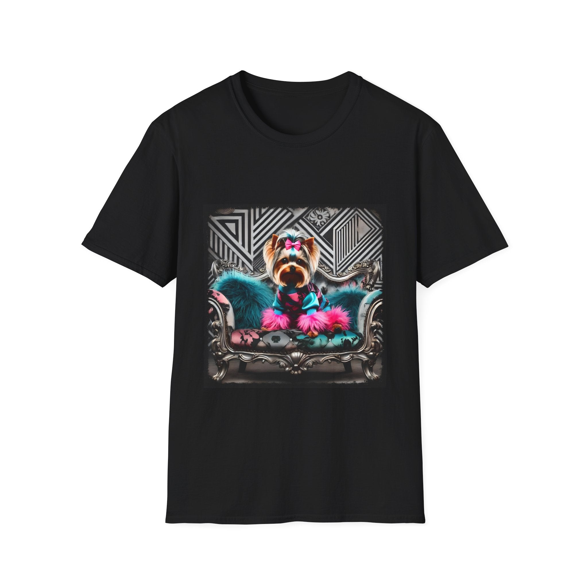 Yorkshire Terrier Chic Rocker | Unisex Dog T-Shirt