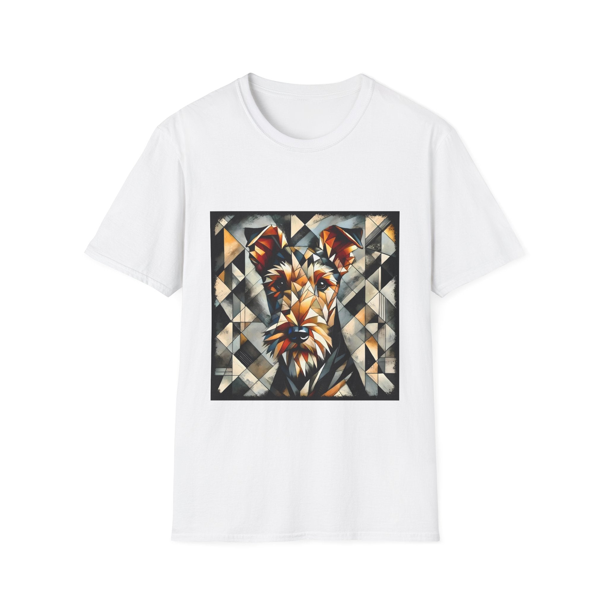 Airedale Terrier Shirt | Bold Geometric Dog Lover Tee