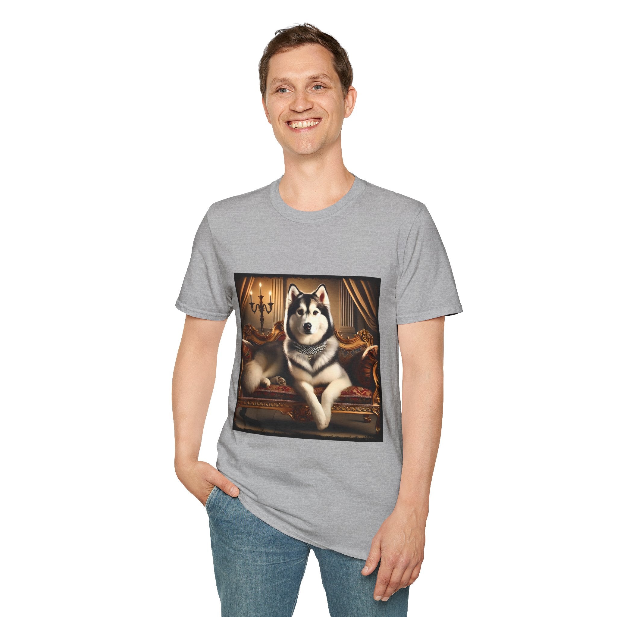 Siberian Husky Poised Princess | Unisex Dog T-Shirt