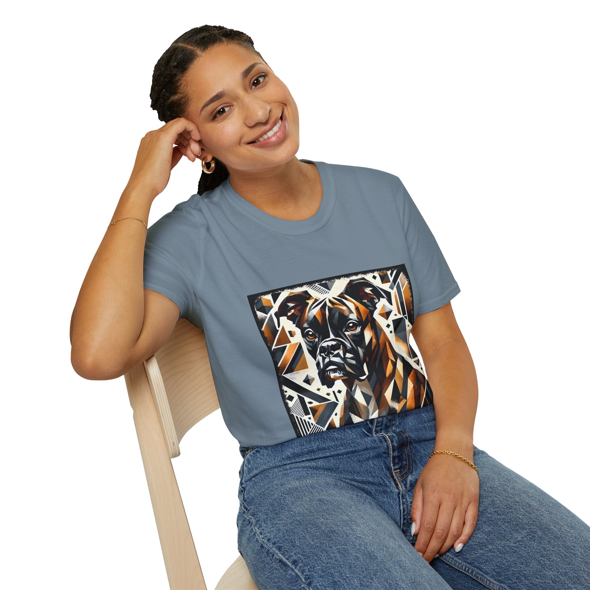 Boxer Warm Geometric | Unisex Dog T-Shirt
