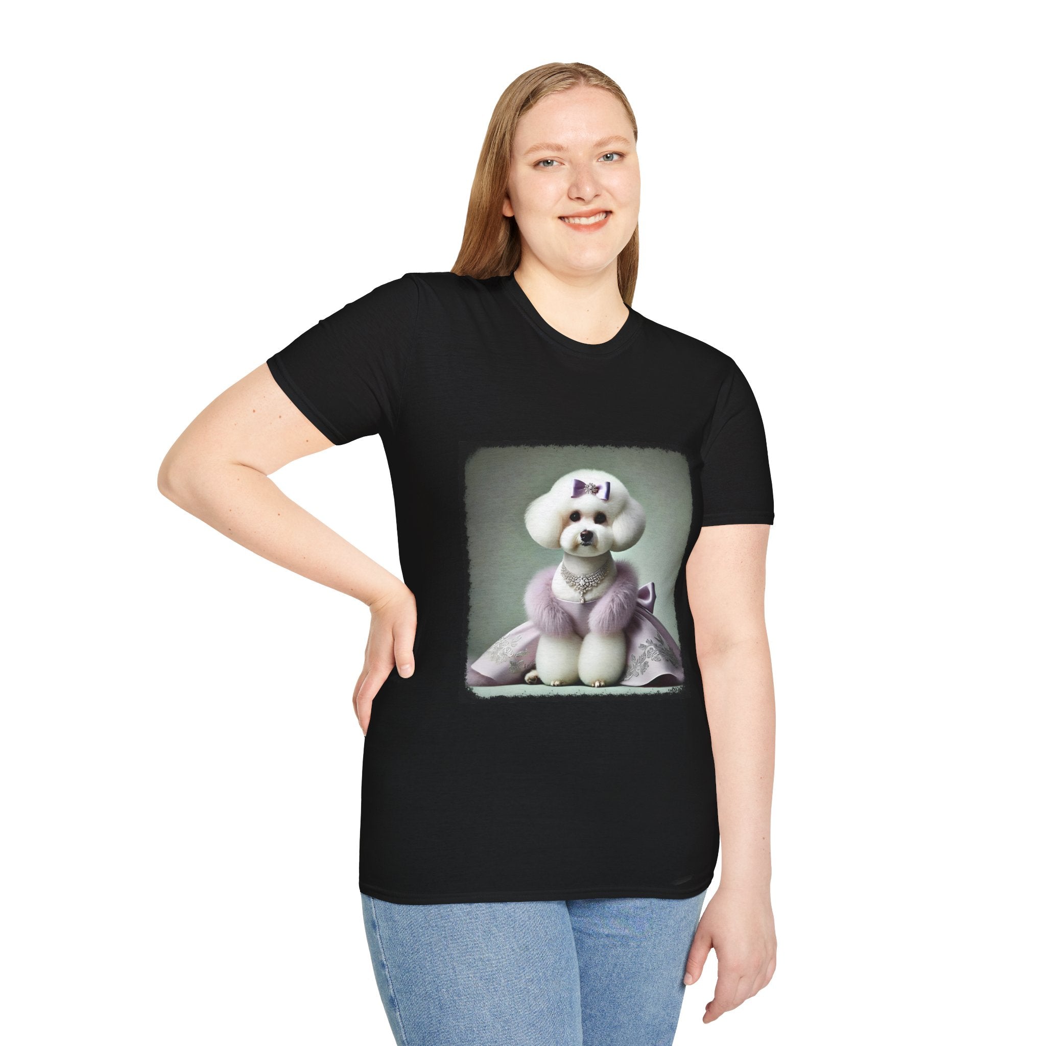Bichon Frise Glam Girl | Unisex Dog T-Shirt