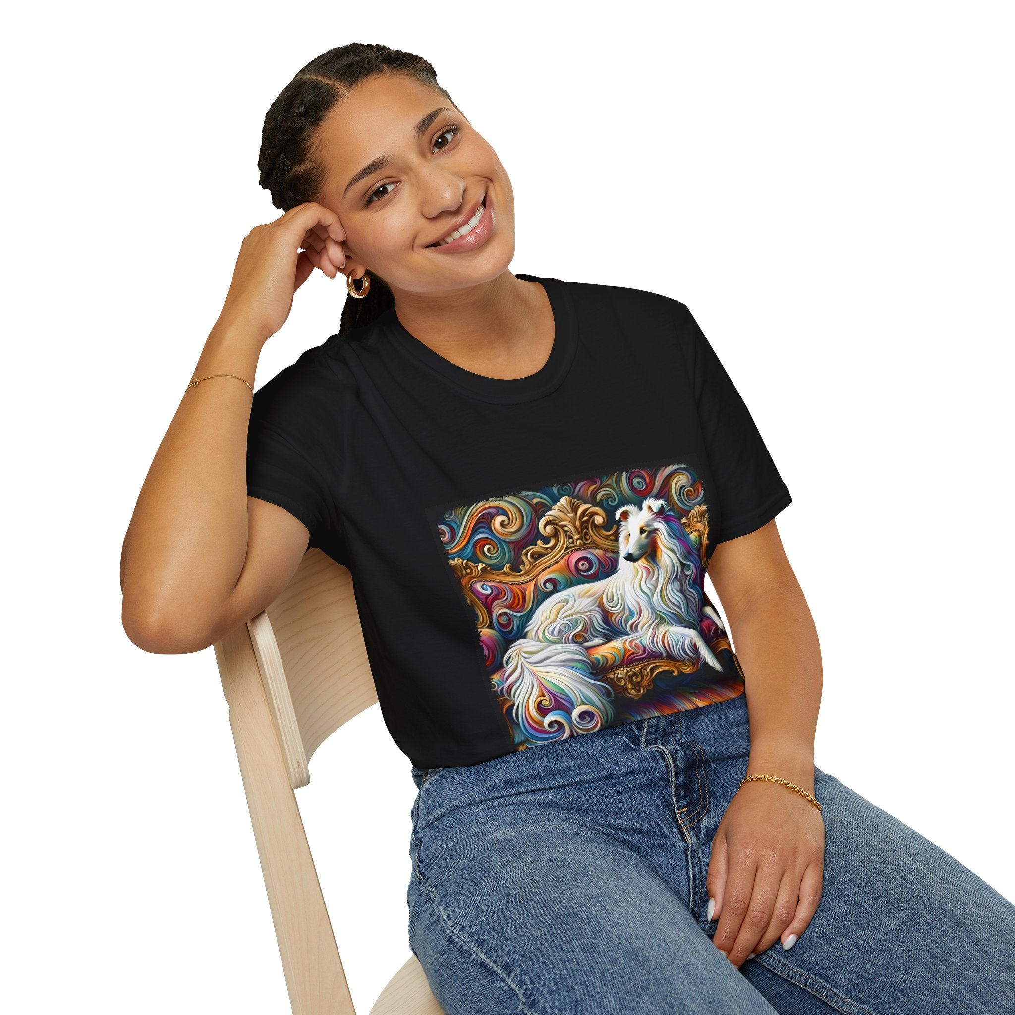 Collie Divine Swirl | Unisex Dog T-Shirt