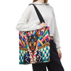 Miniature Pinscher Tote Bag | Pink Bow Socialite Dog Lover Gift