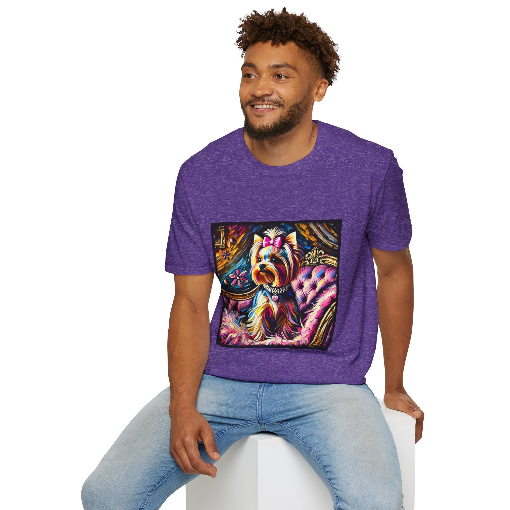 Yorkshire Terrier Pink Classic | Unisex Dog T-Shirt