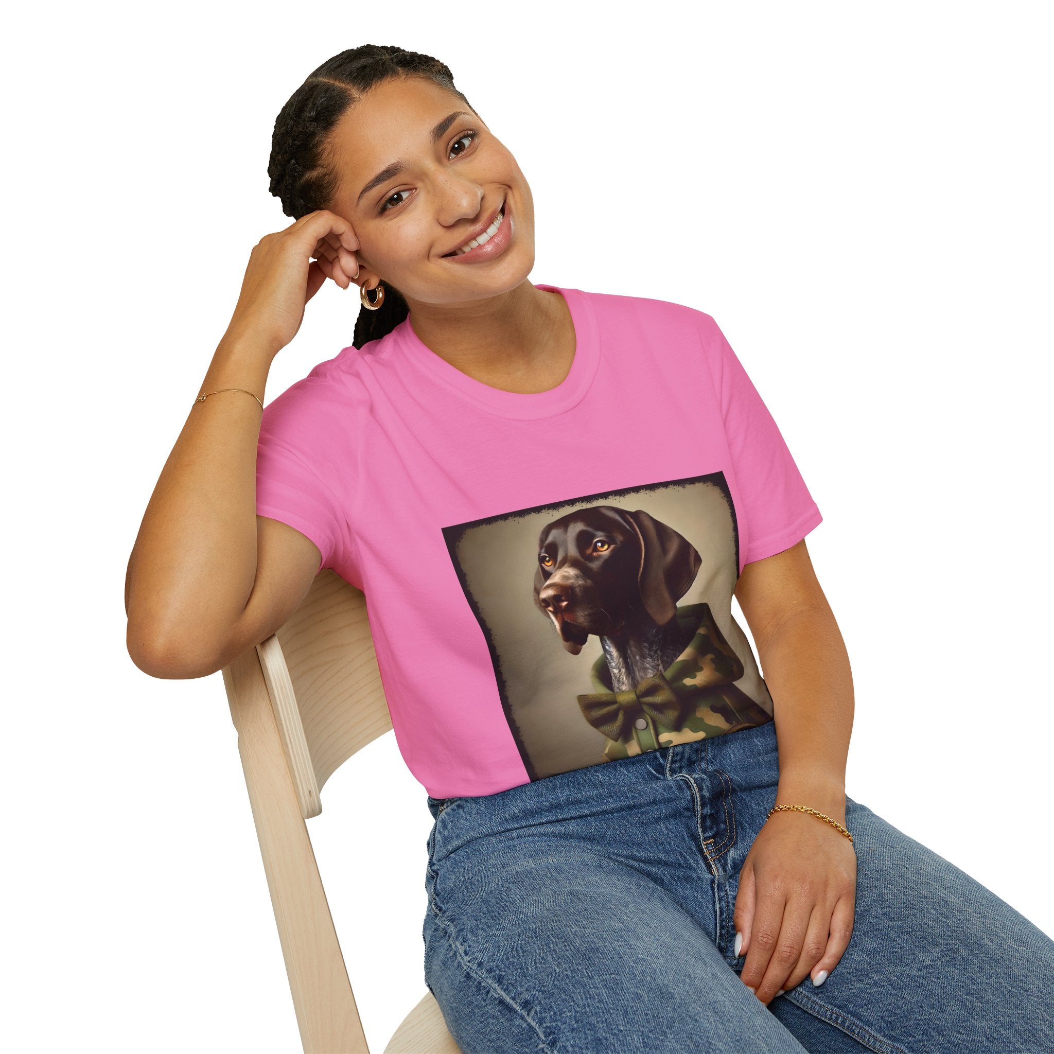 German Shorthaired Pointer Camo Cutie II | Unisex Dog T-Shirt