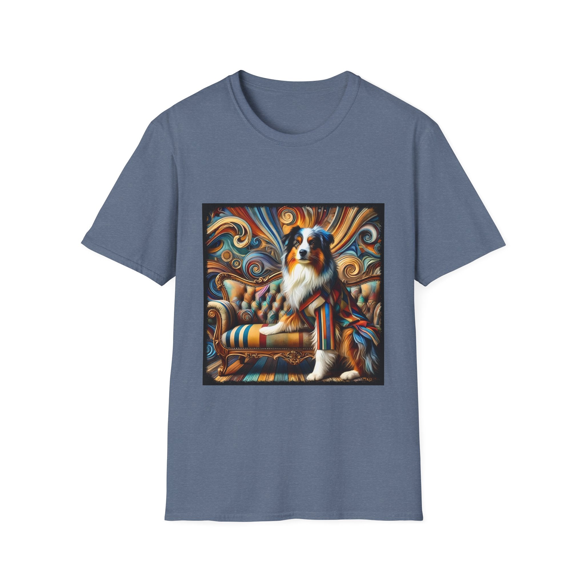 Australian Shepherd Warm Swirl | Unisex Dog T-Shirt