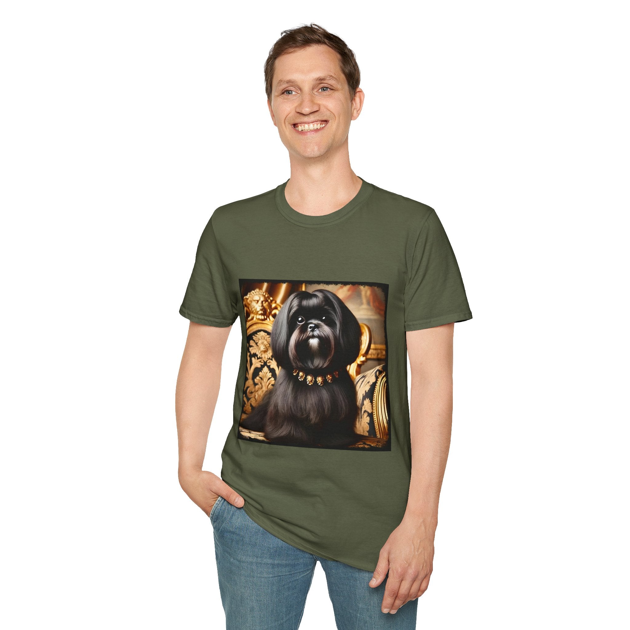 Shih Tzu Gold Drip | Unisex Dog T-Shirt