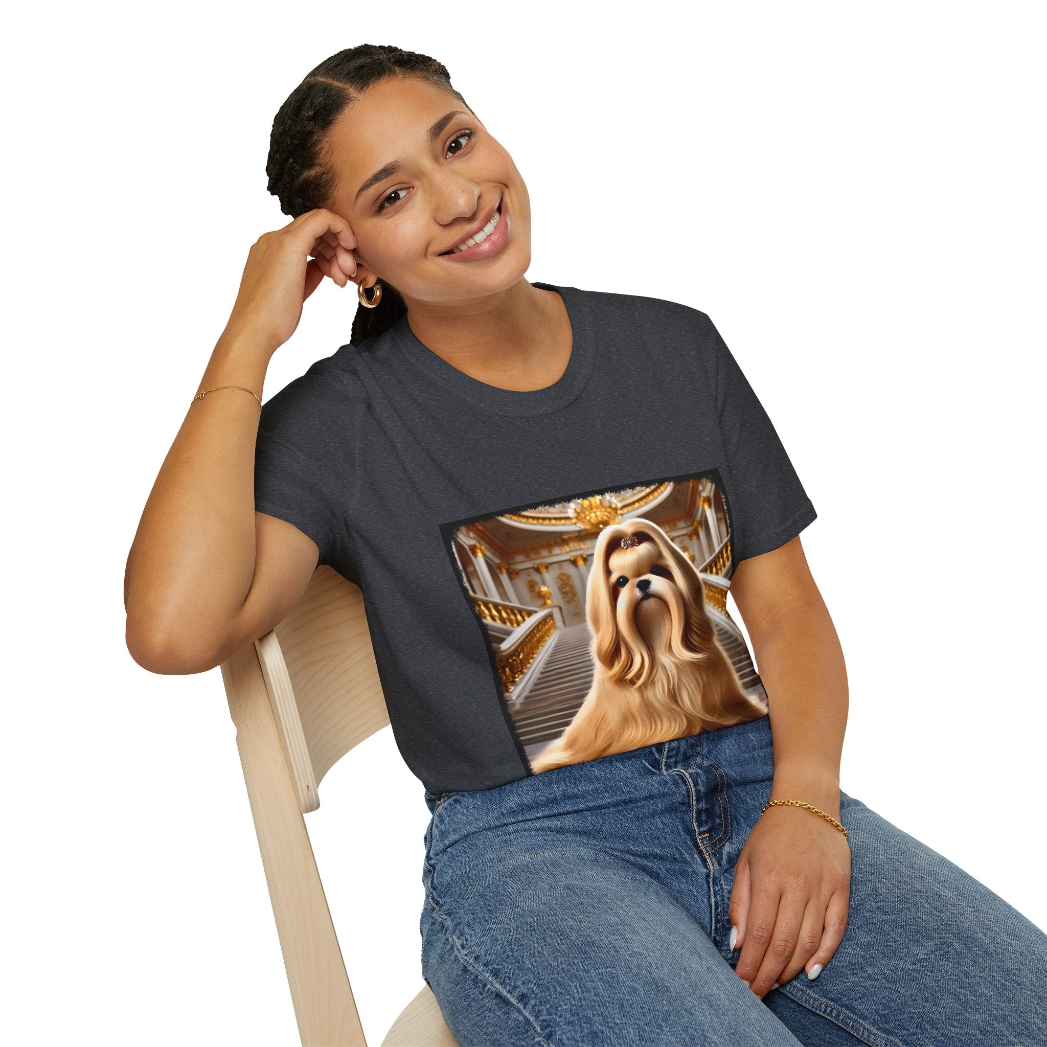 Shih Tzu Billionaire Bark | Unisex Dog T-Shirt