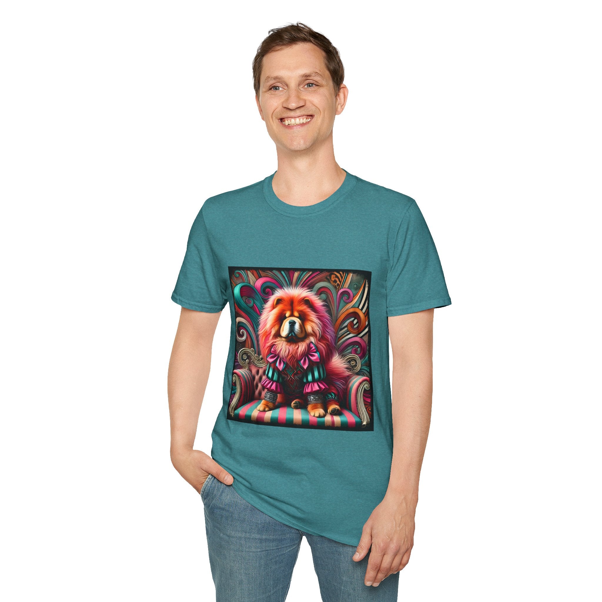 Chow Chow Pink Rocker | Unisex Dog T-Shirt