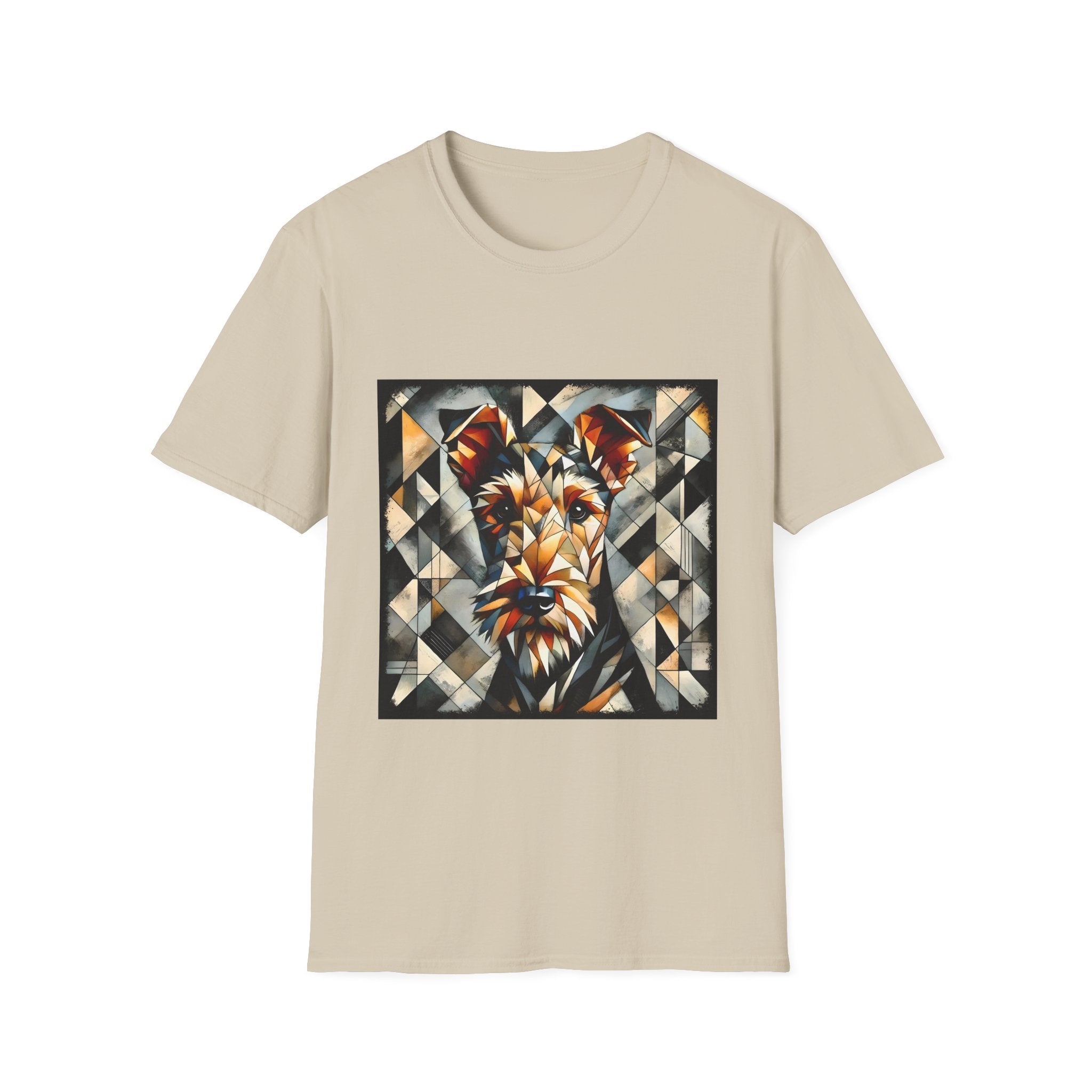 Airedale Terrier Shirt | Bold Geometric Dog Lover Tee