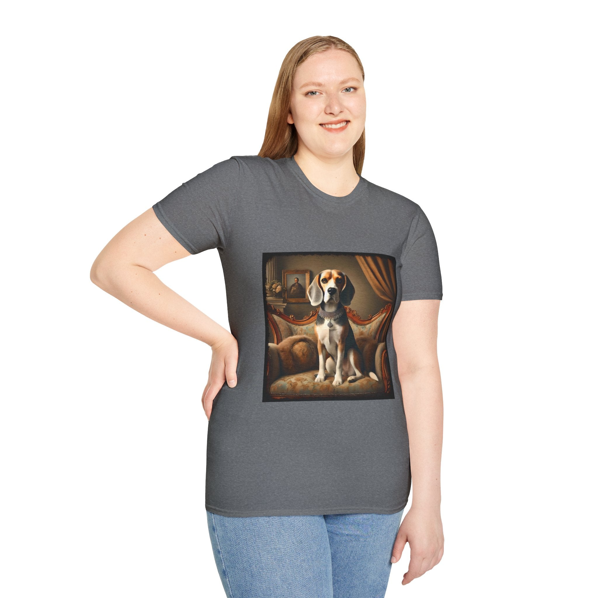 Beagle Princess Blue | Unisex Dog T-Shirt