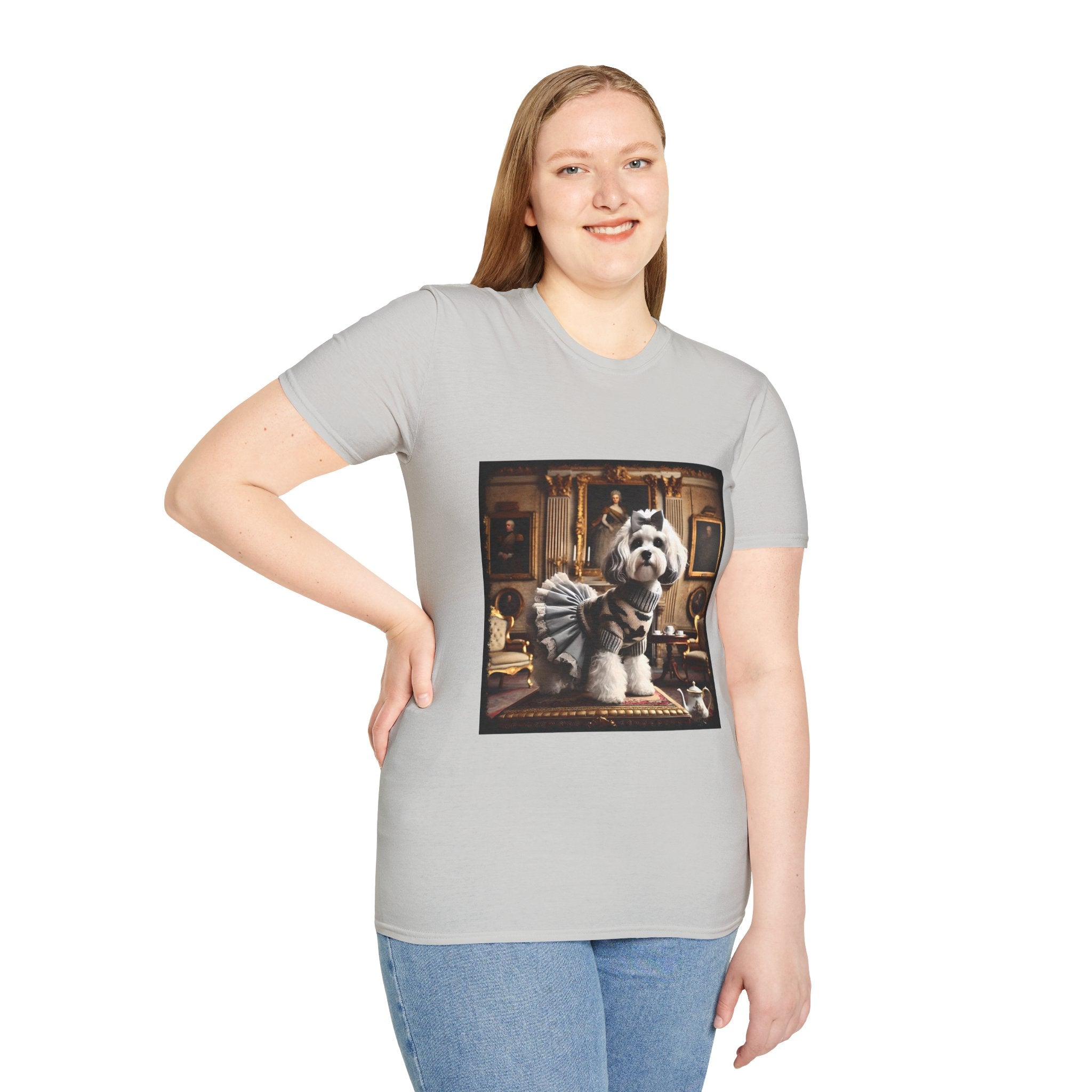 Cavapoo Posh Camo Chic | Unisex Dog T-Shirt