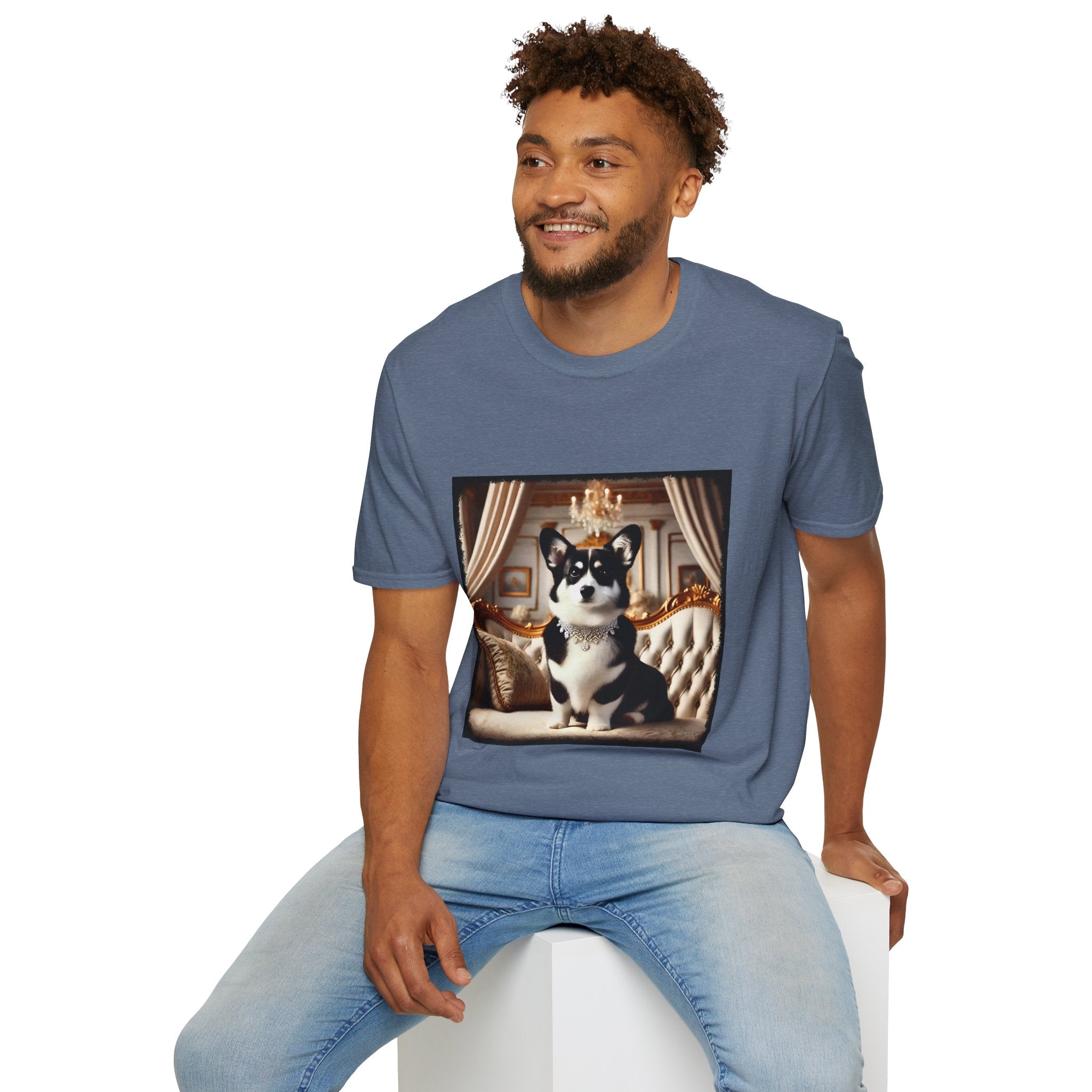 Pembroke Welsh Corgi Platinum Paw | Unisex Dog T-Shirt