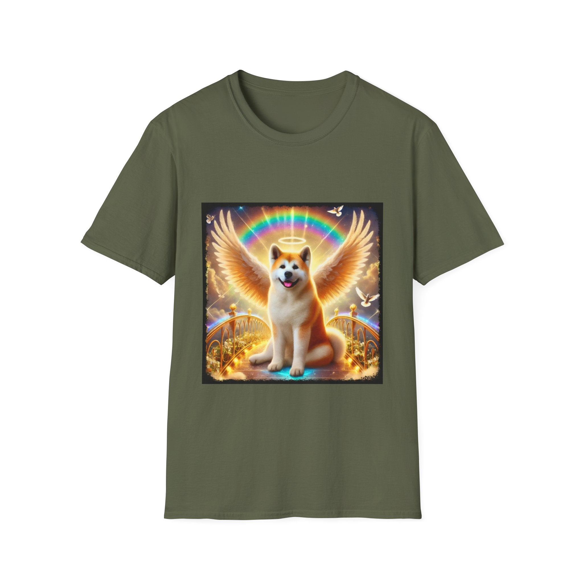 Akita Shirt | Rainbow Bridge Dog Lover Tee