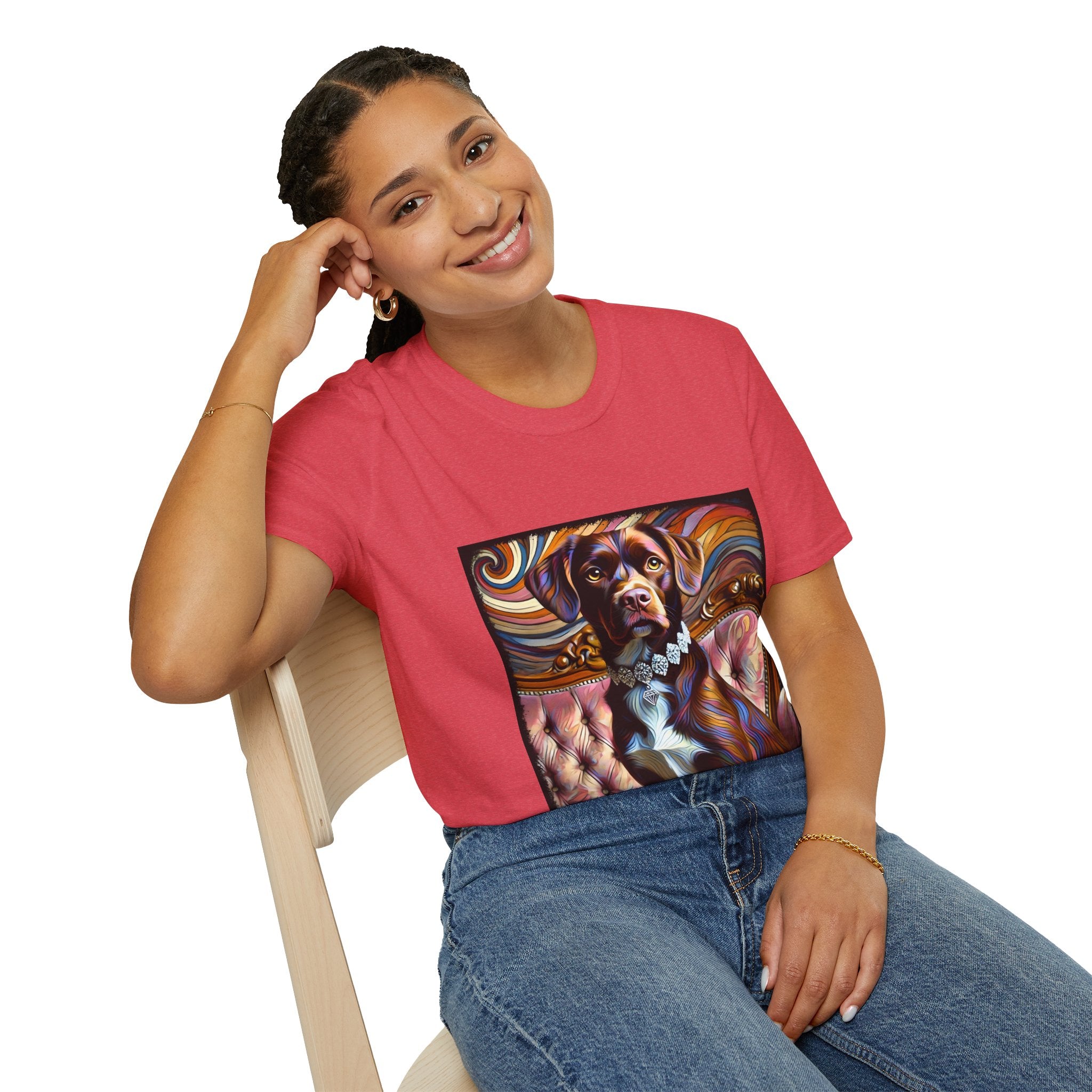 Labrador Retriever Vivid Swirl | Unisex Dog T-Shirt