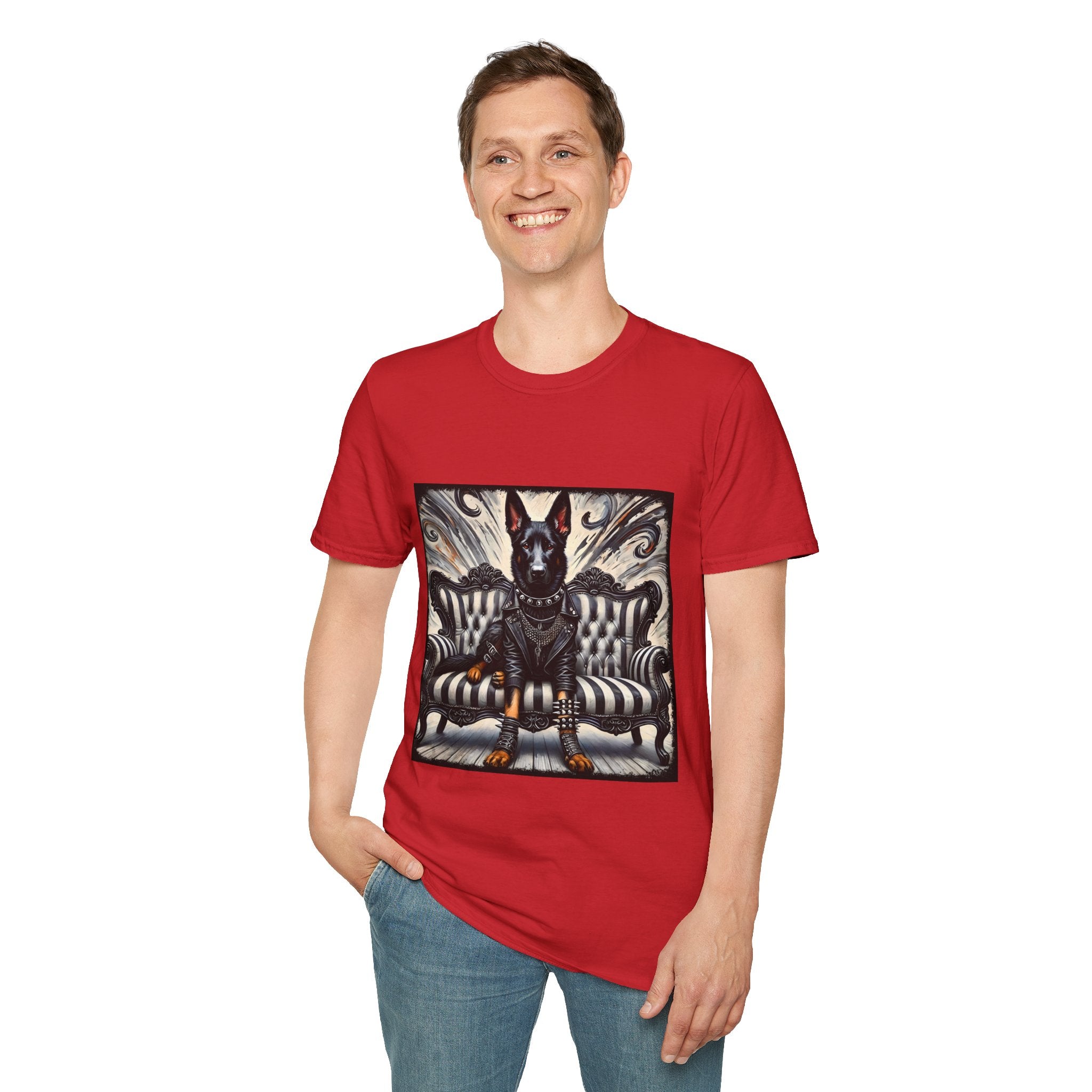 German Shepherd Bold Rebel | Unisex Dog T-Shirt