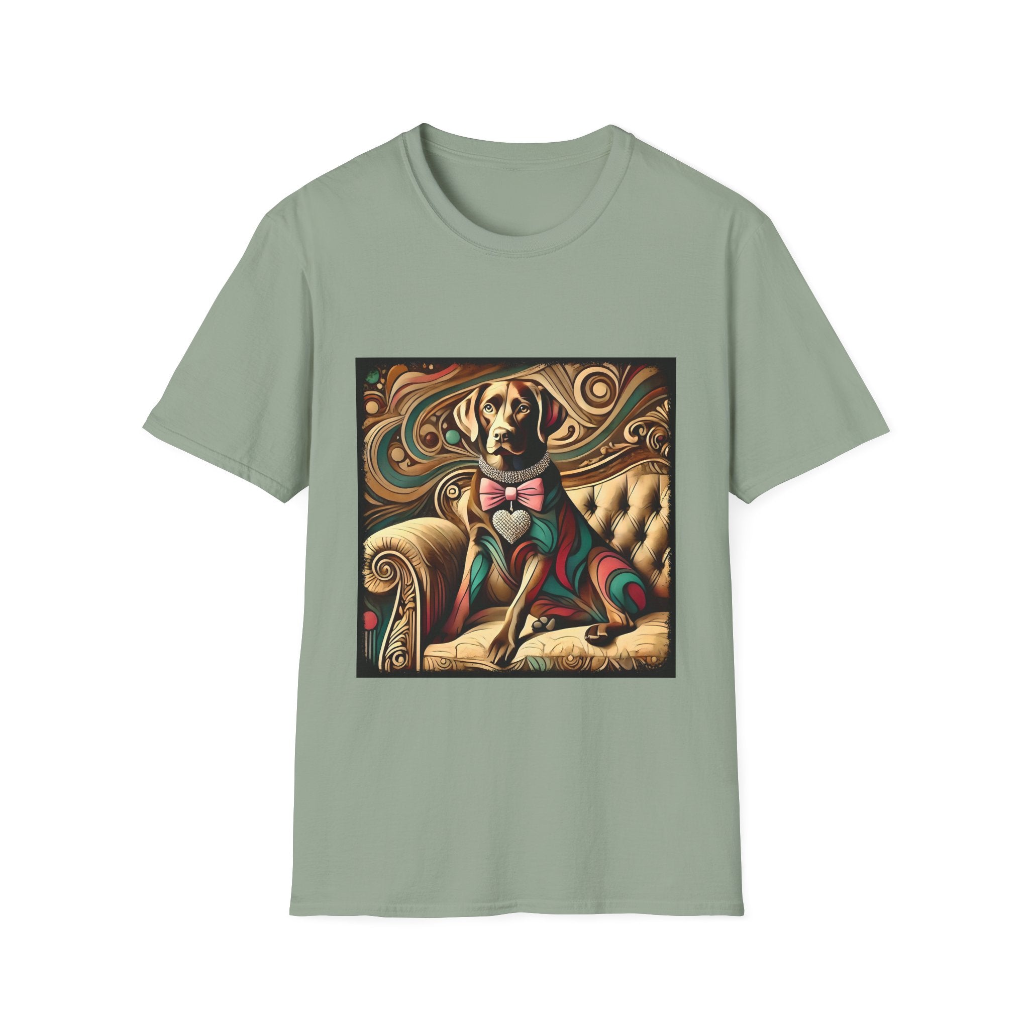 Labrador Retriever Warm Diamond Swirl | Unisex Dog T-Shirt