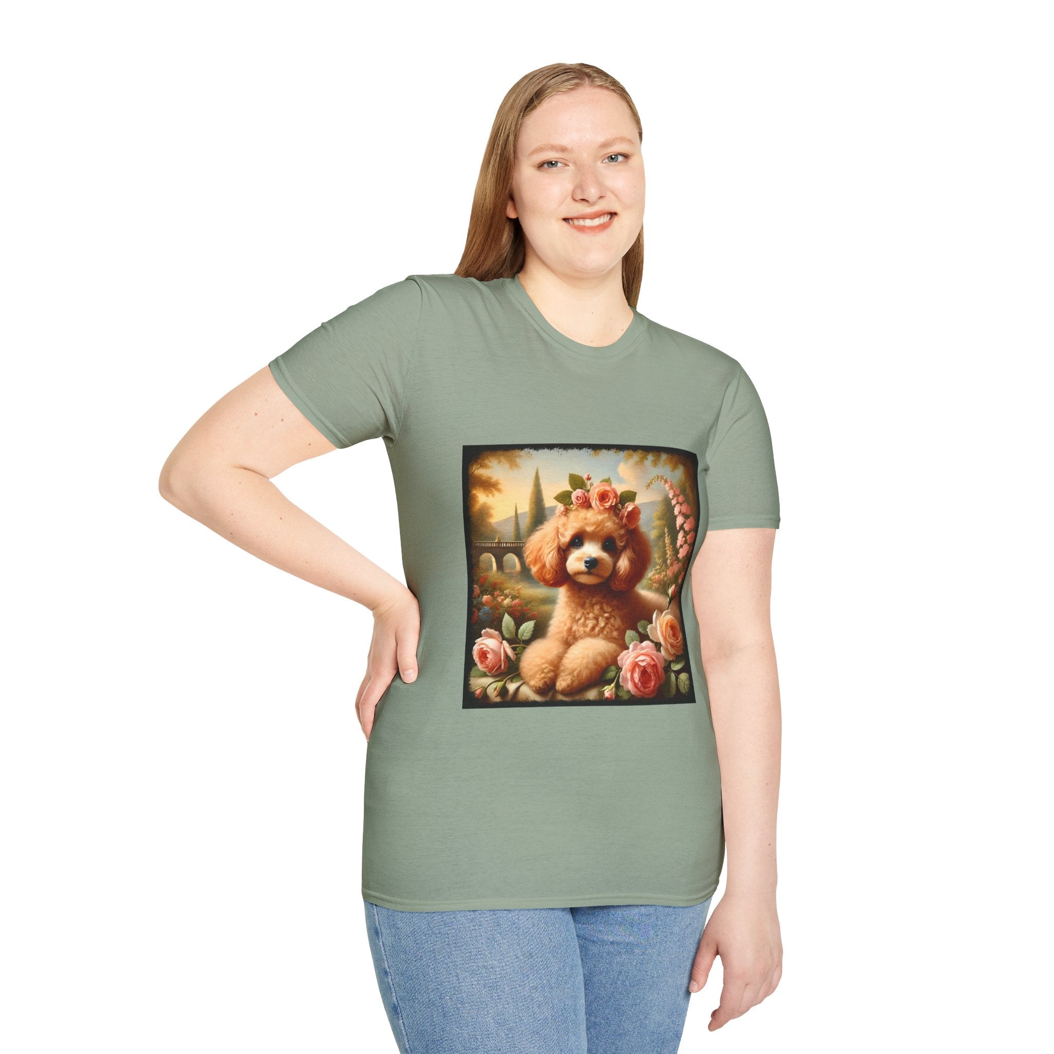 Poodle Pink Blossom | Unisex Dog T-Shirt