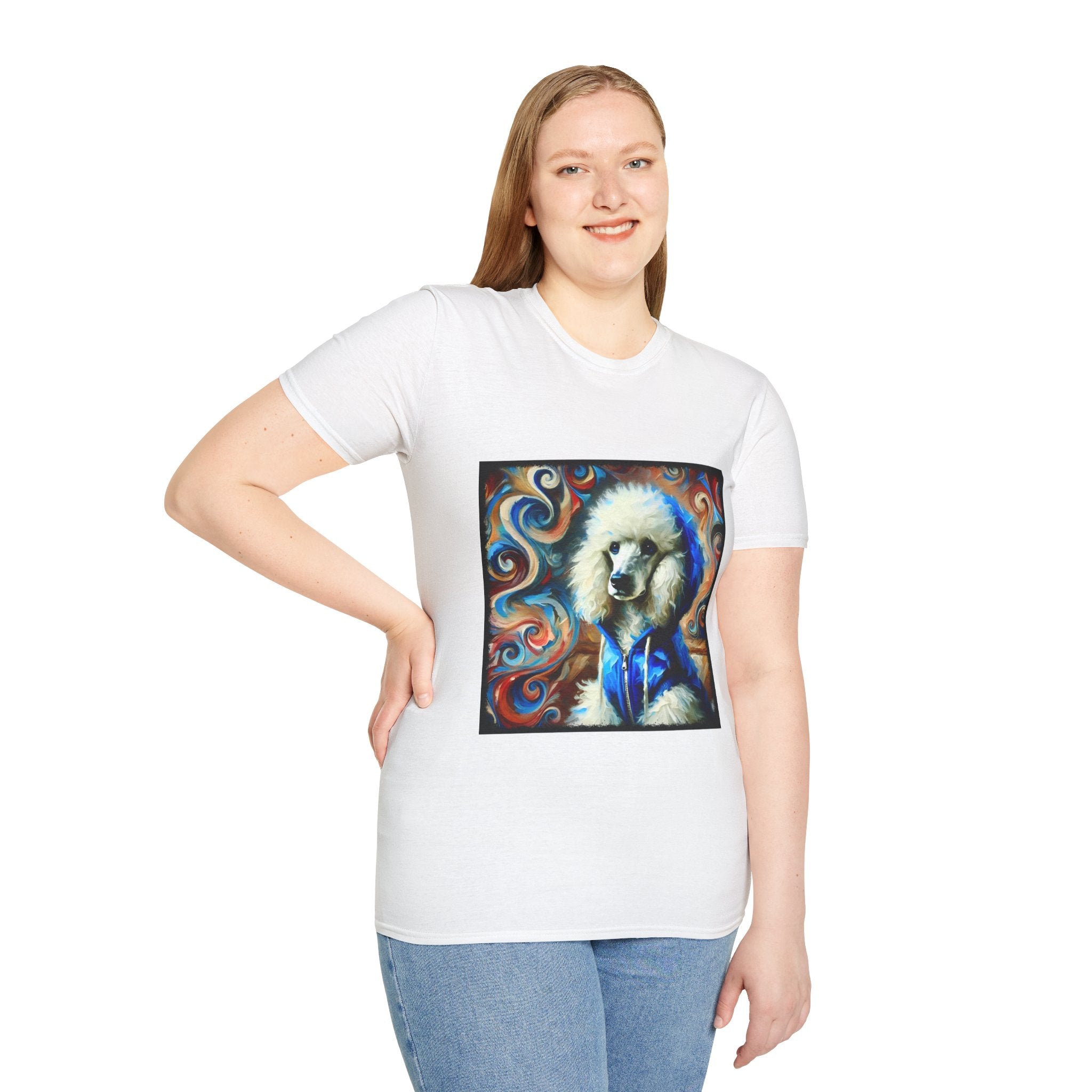 Poodle Street Style Swirl | Unisex Dog T-Shirt