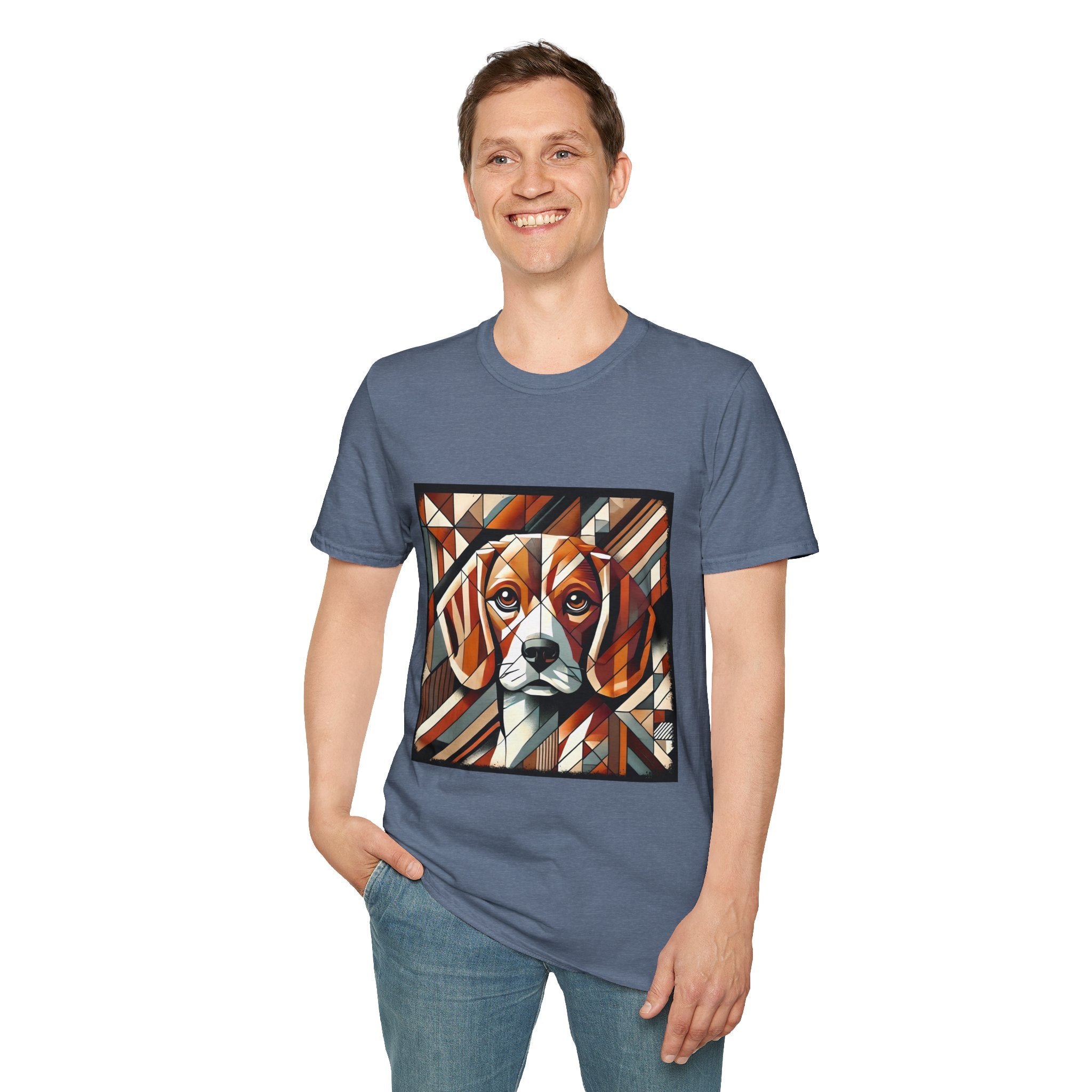 Beagle Warm Geometric | Unisex Dog T-Shirt