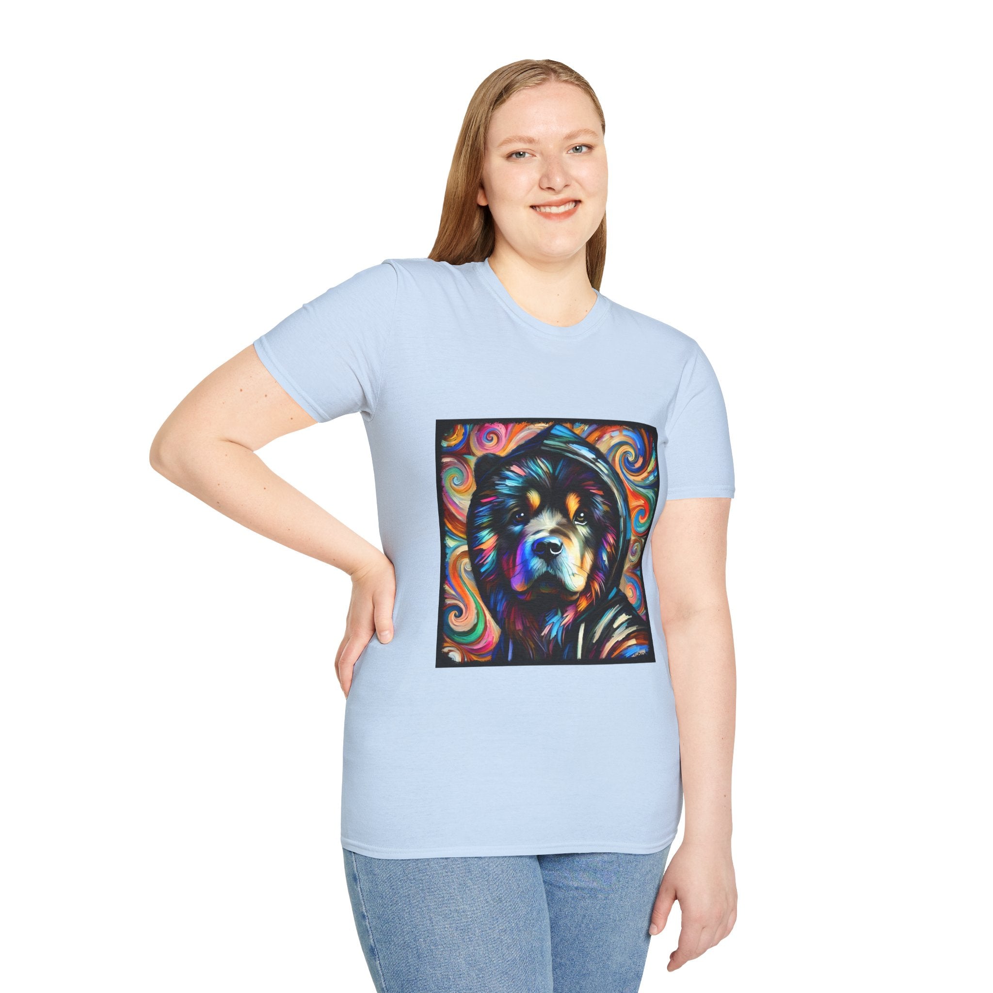 Chow Chow Relaxed Swirl | Unisex Dog T-Shirt