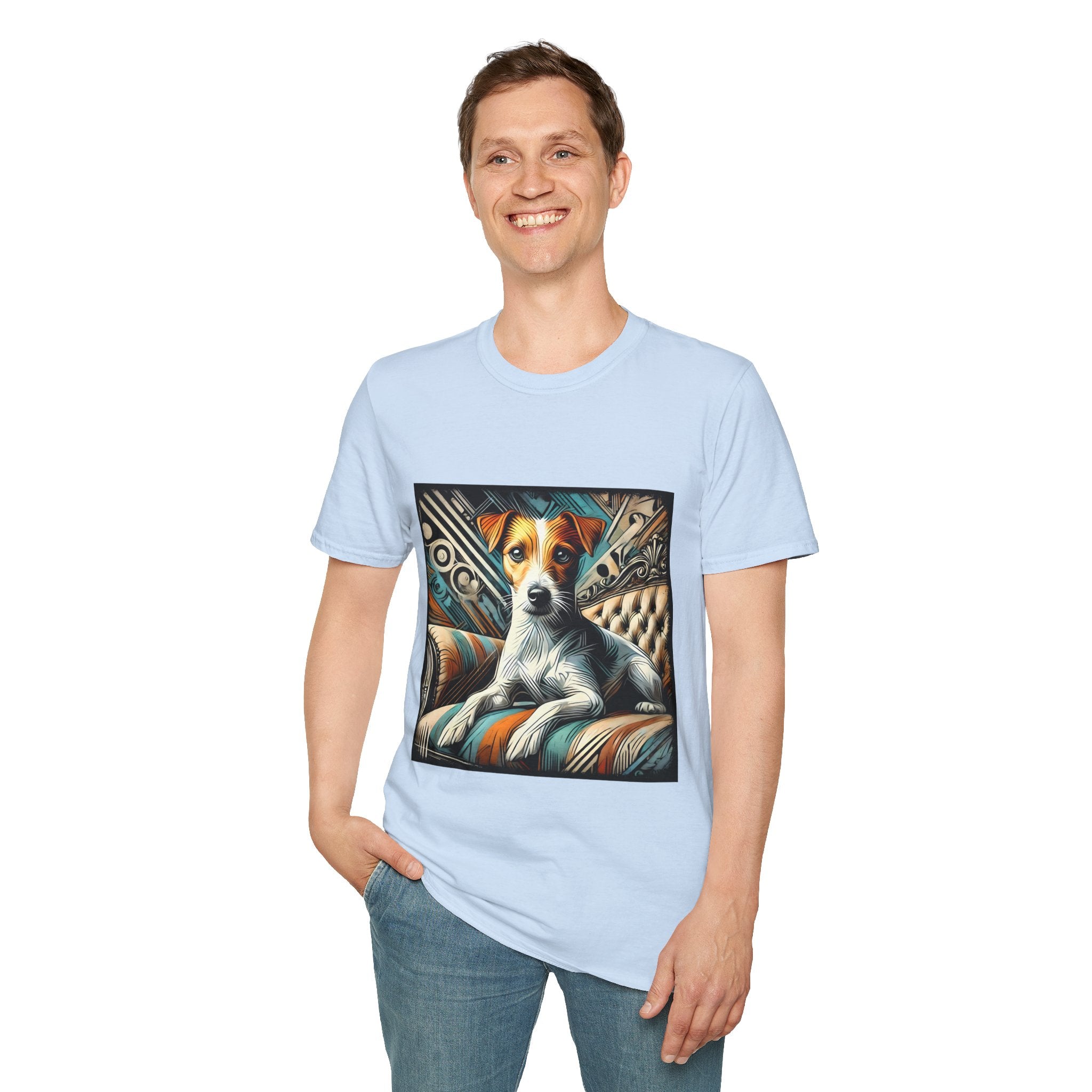 Jack Russell Terrier Warm Rebel | Unisex Dog T-Shirt