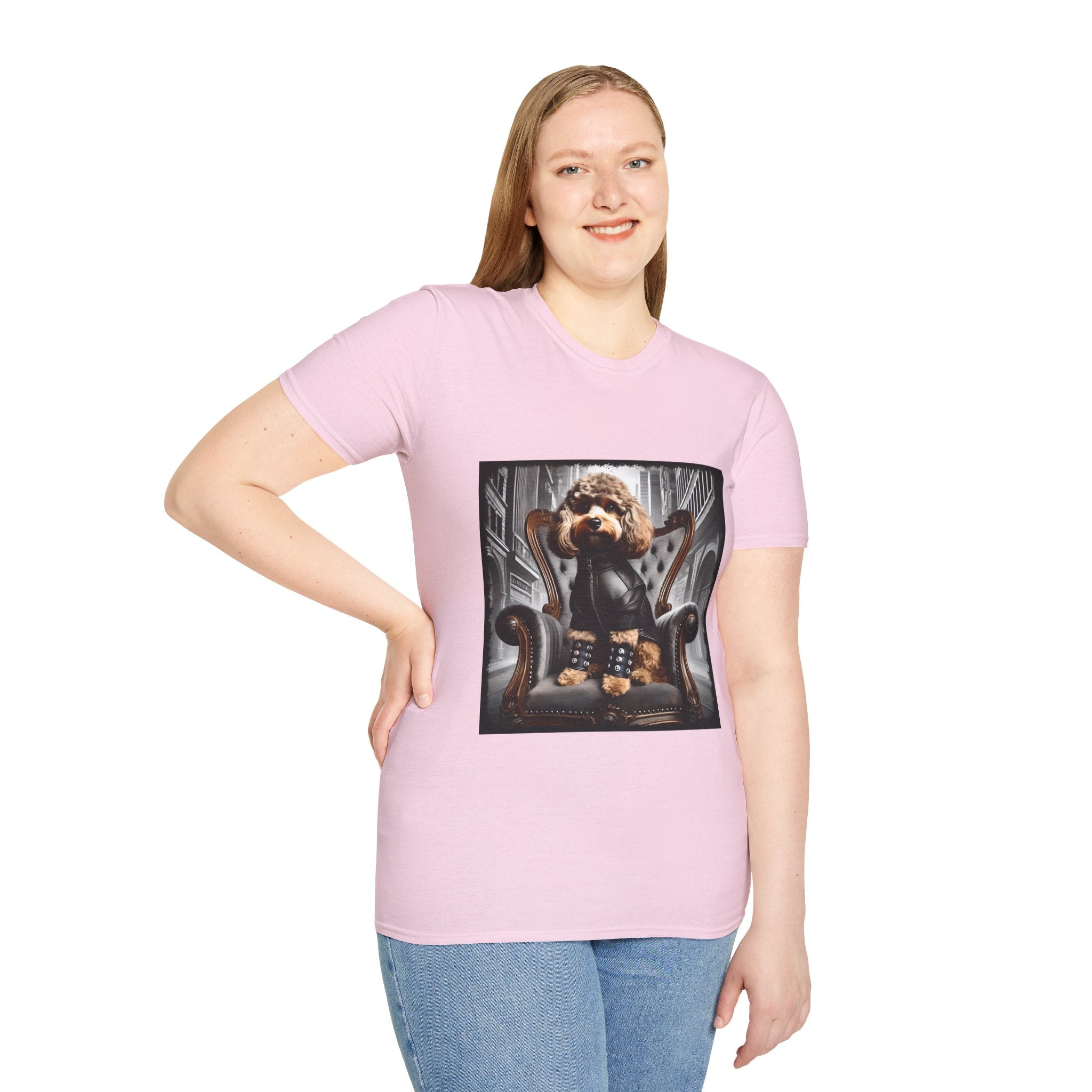 Cavapoo Leather Rebel | Unisex Dog T-Shirt