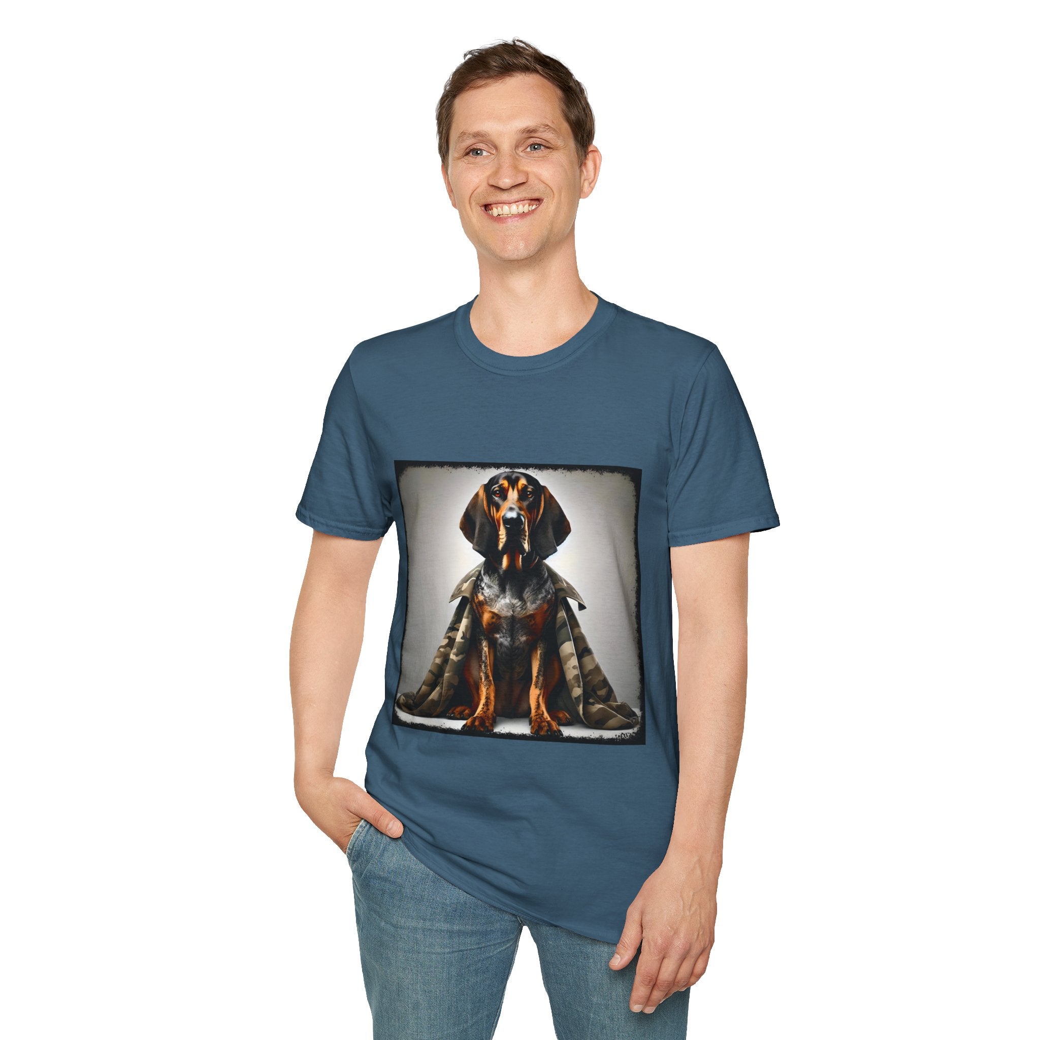 Coonhound Combat Cutie | Unisex Dog T-Shirt