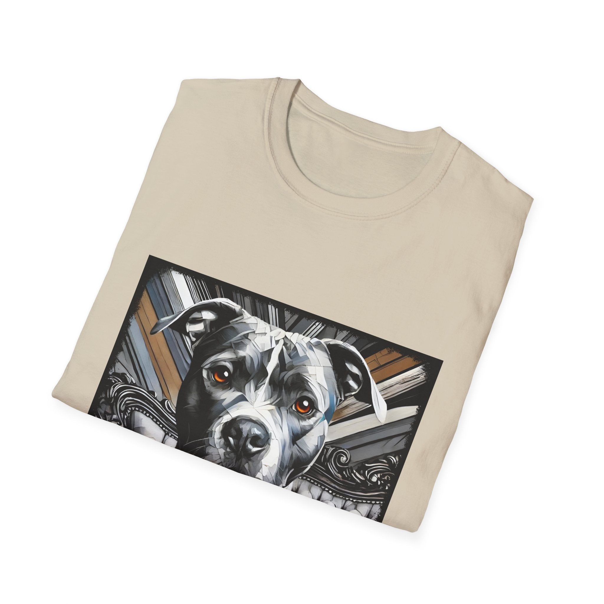 American Pit Bull Terrier Shirt | B&W Bold Eyes Dog Lover Tee