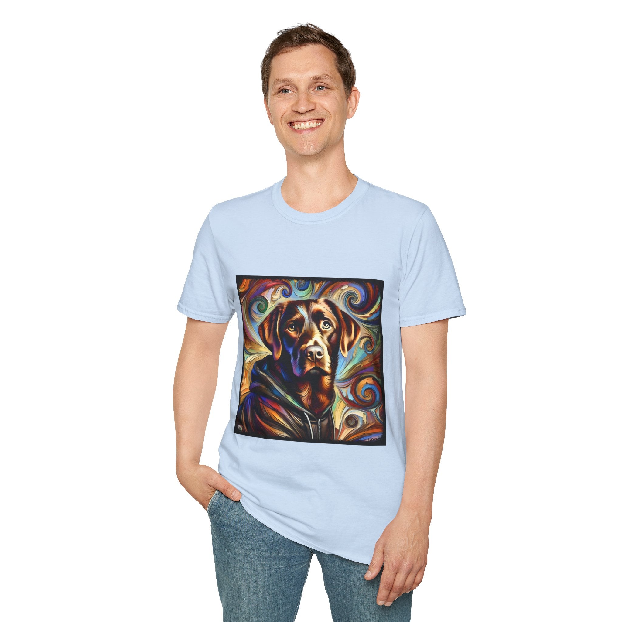 Labrador Retriever Relaxed Swirl | Unisex Dog T-Shirt