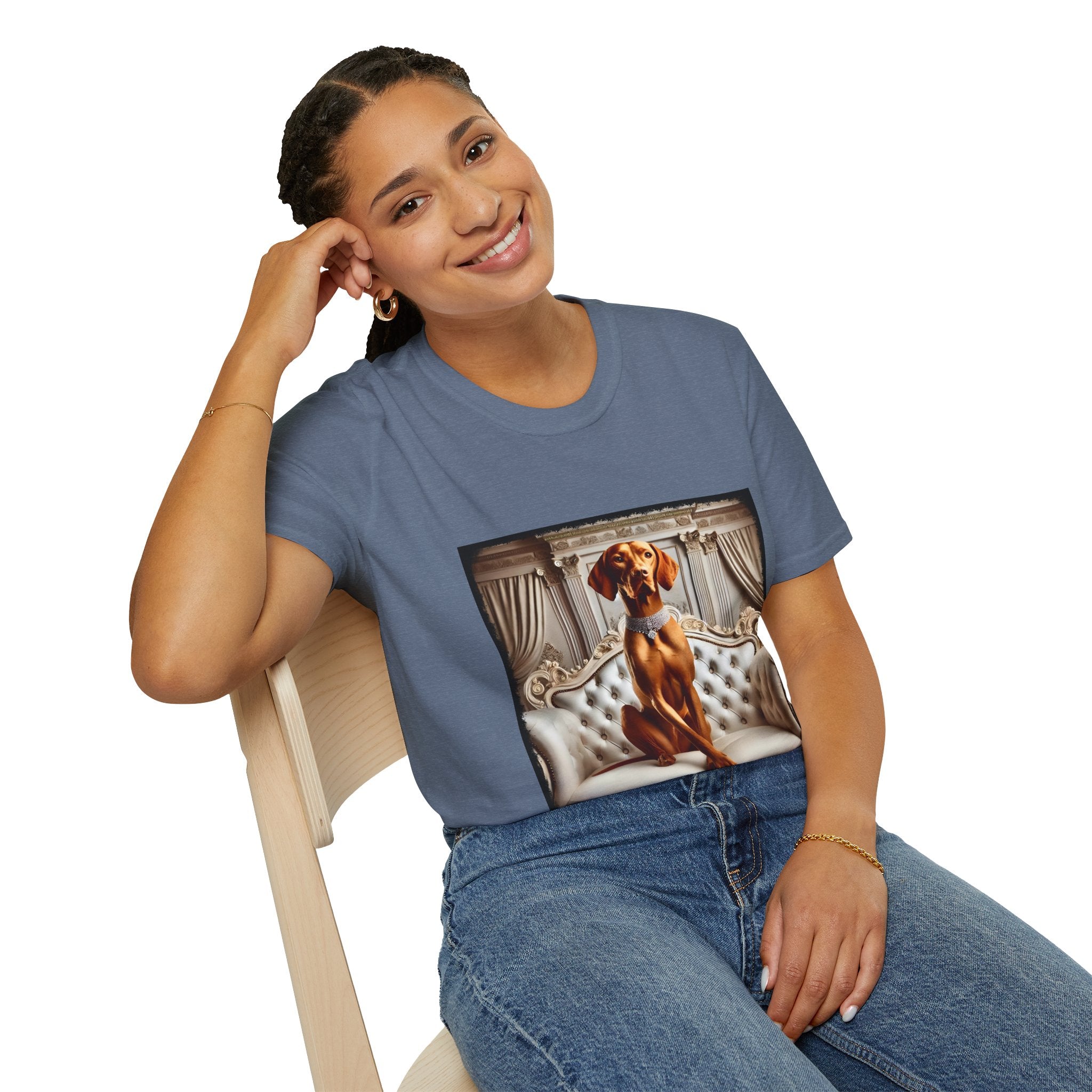 Vizsla Poised Posh | Unisex Dog T-Shirt
