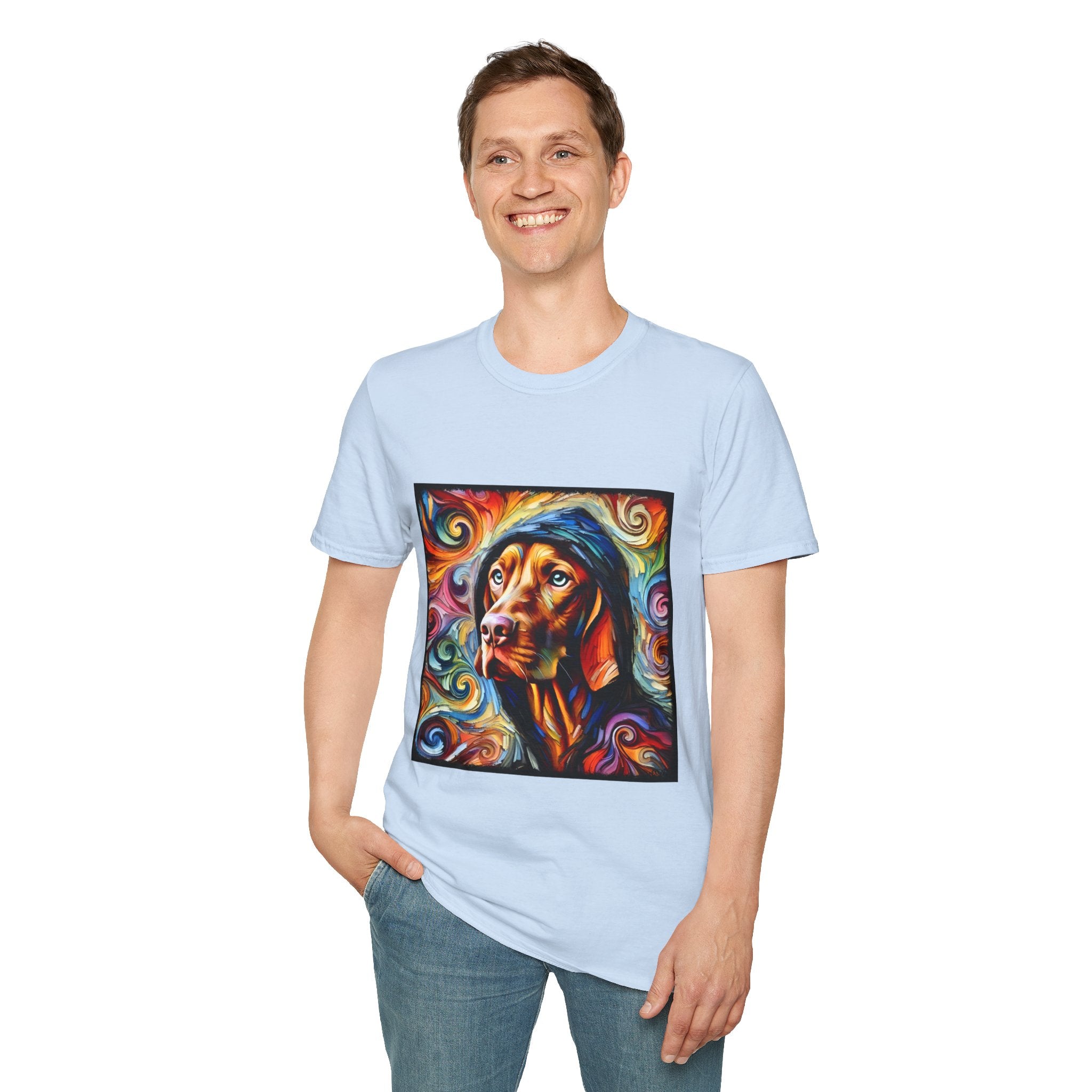 Vizsla Relaxed Swirl | Unisex Dog T-Shirt