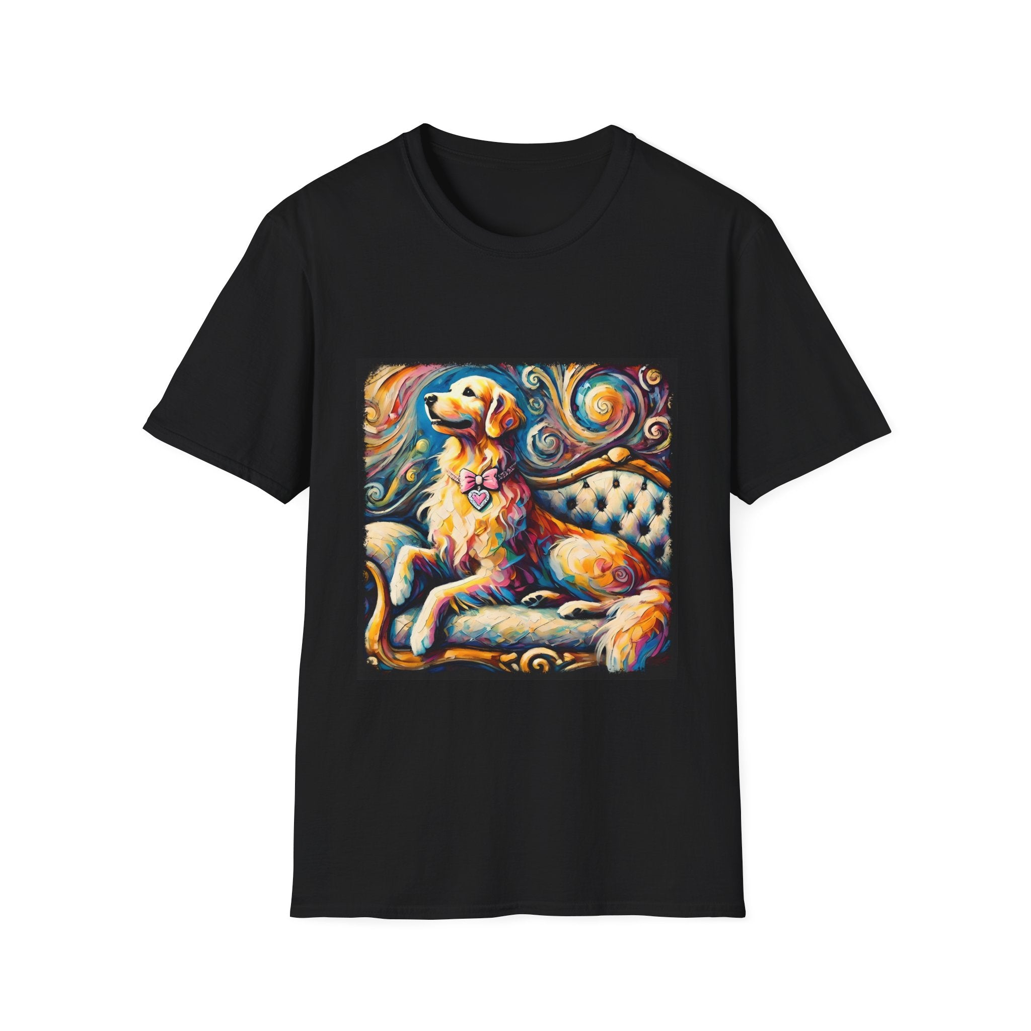 Golden Retriever Shirt | Pastel Swirl Dog Lover Tee