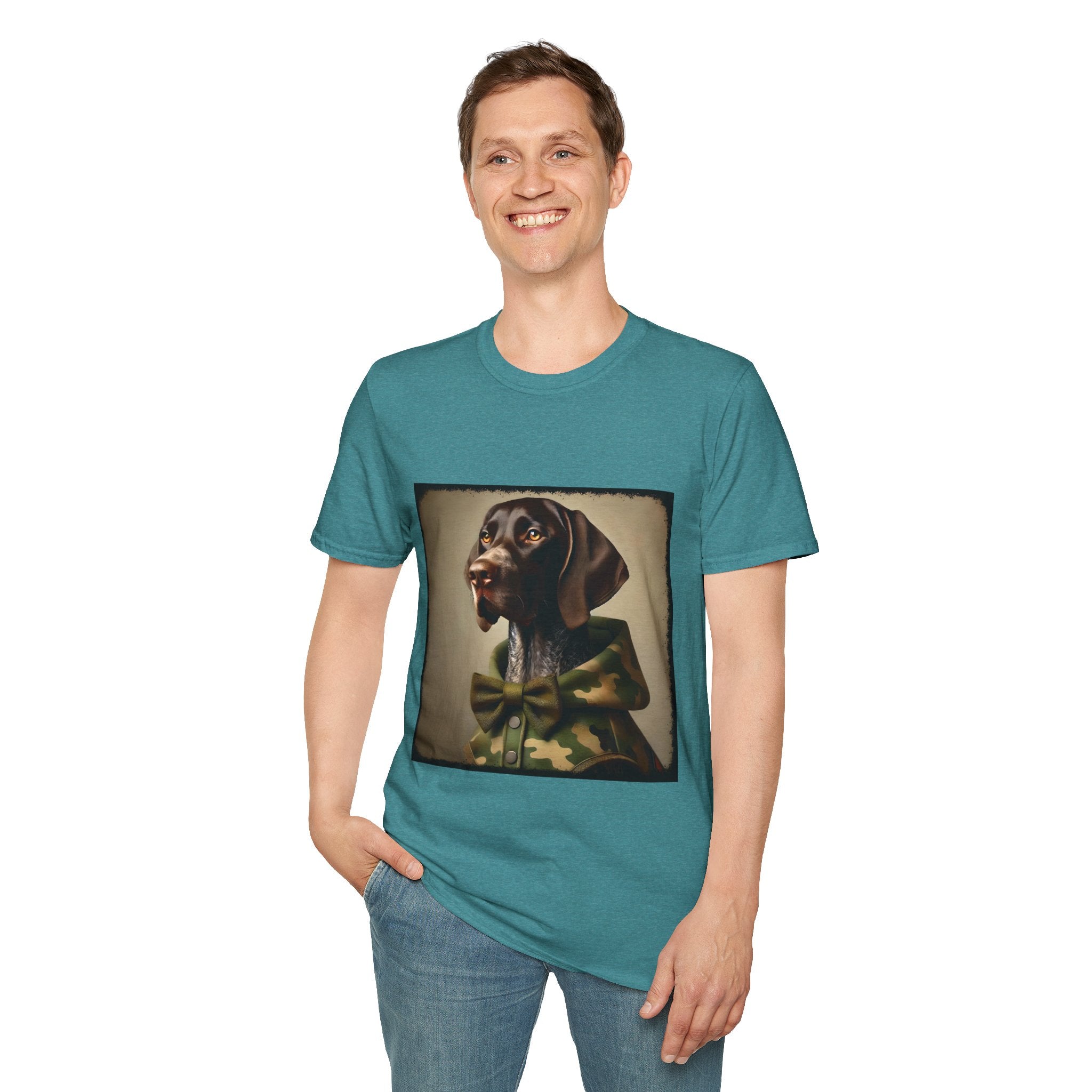 German Shorthaired Pointer Camo Cutie II | Unisex Dog T-Shirt