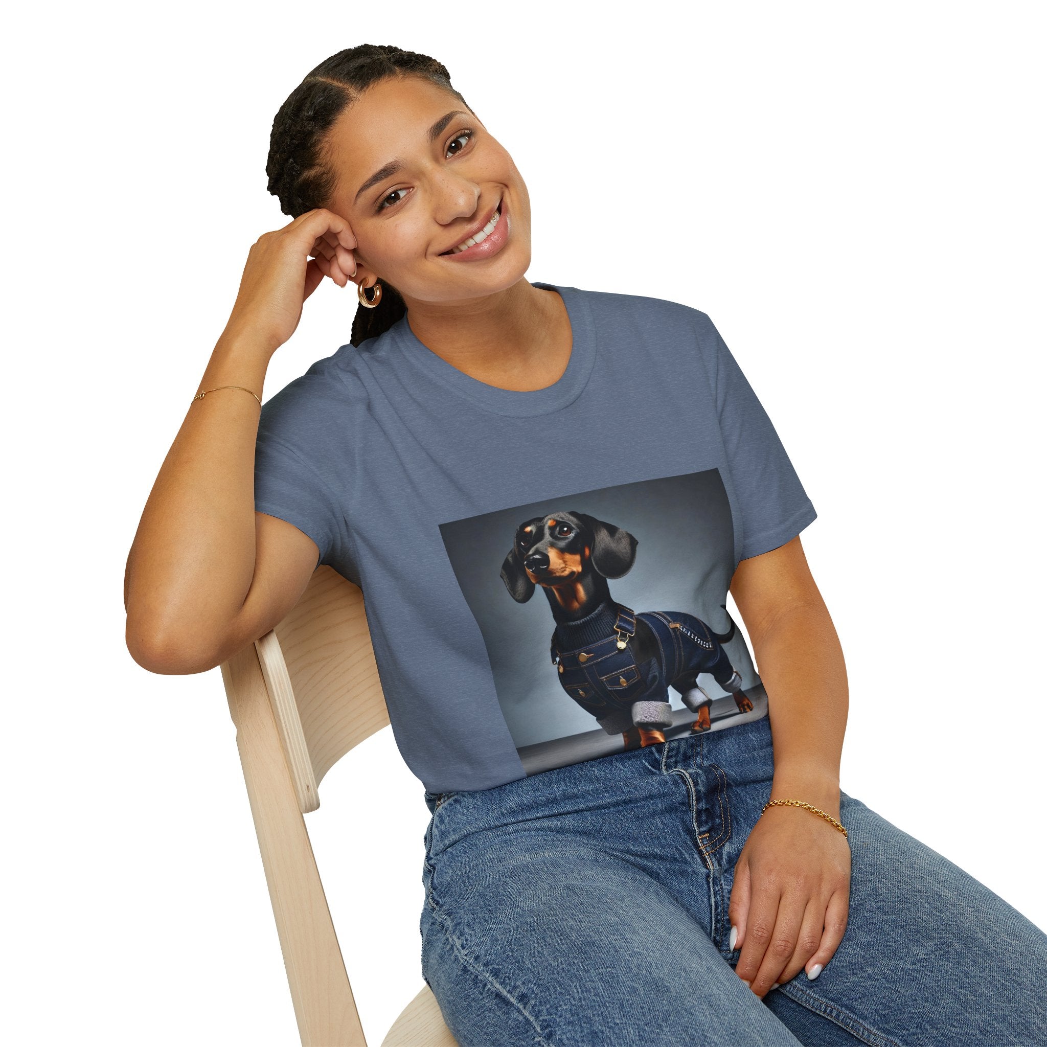 Dachshund Shirt | Denim Doll Dog Lover Tee