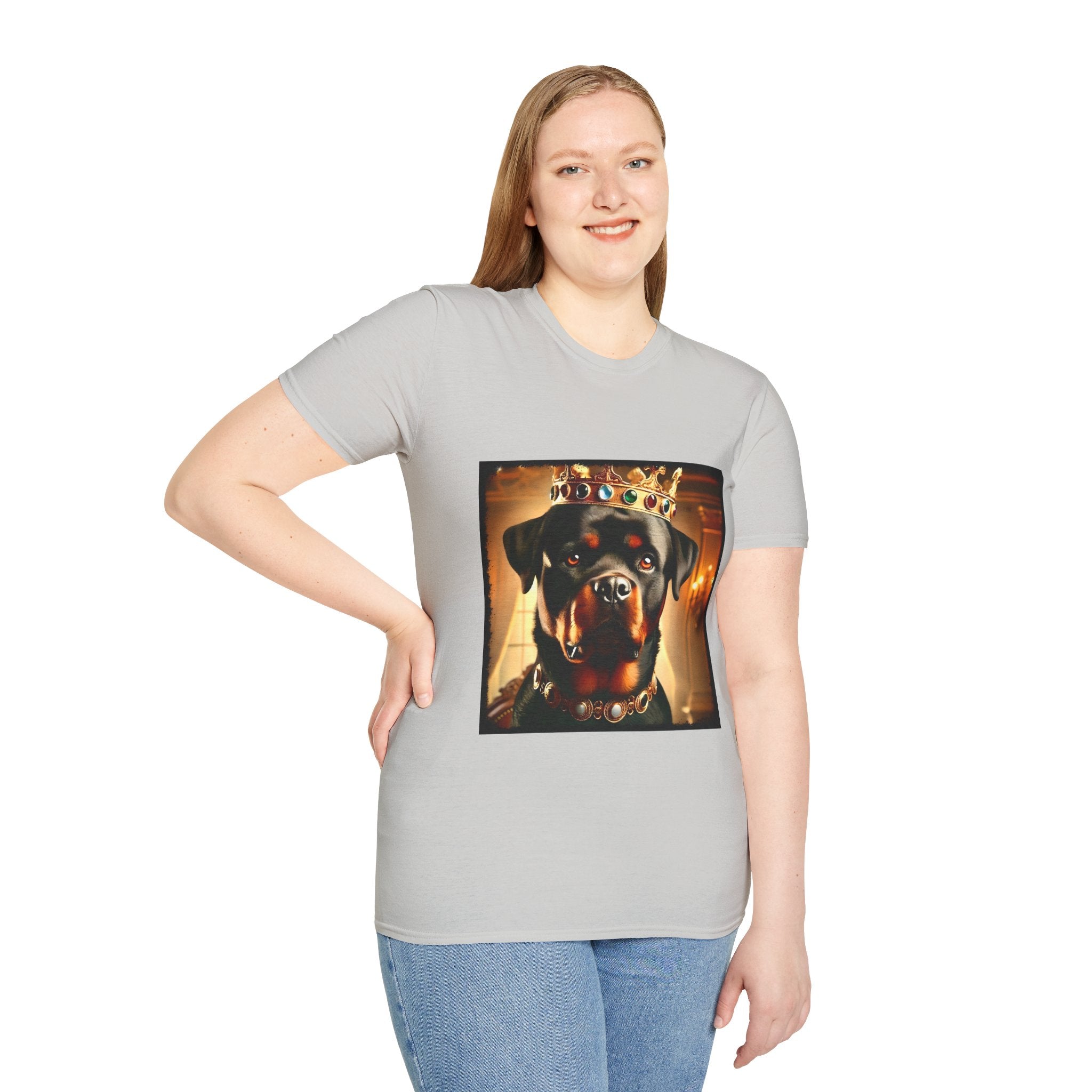 Rottweiler Mighty Monarch | Unisex Dog T-Shirt