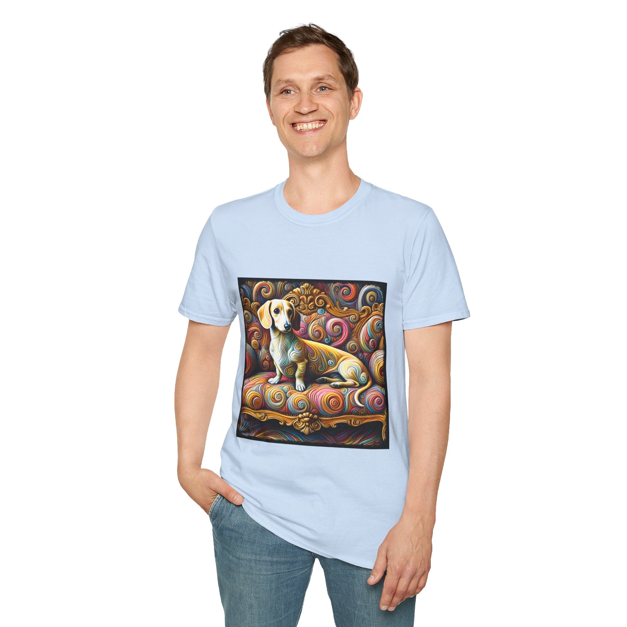 Dachshund Exquisite Swirl | Unisex Dog T-Shirt
