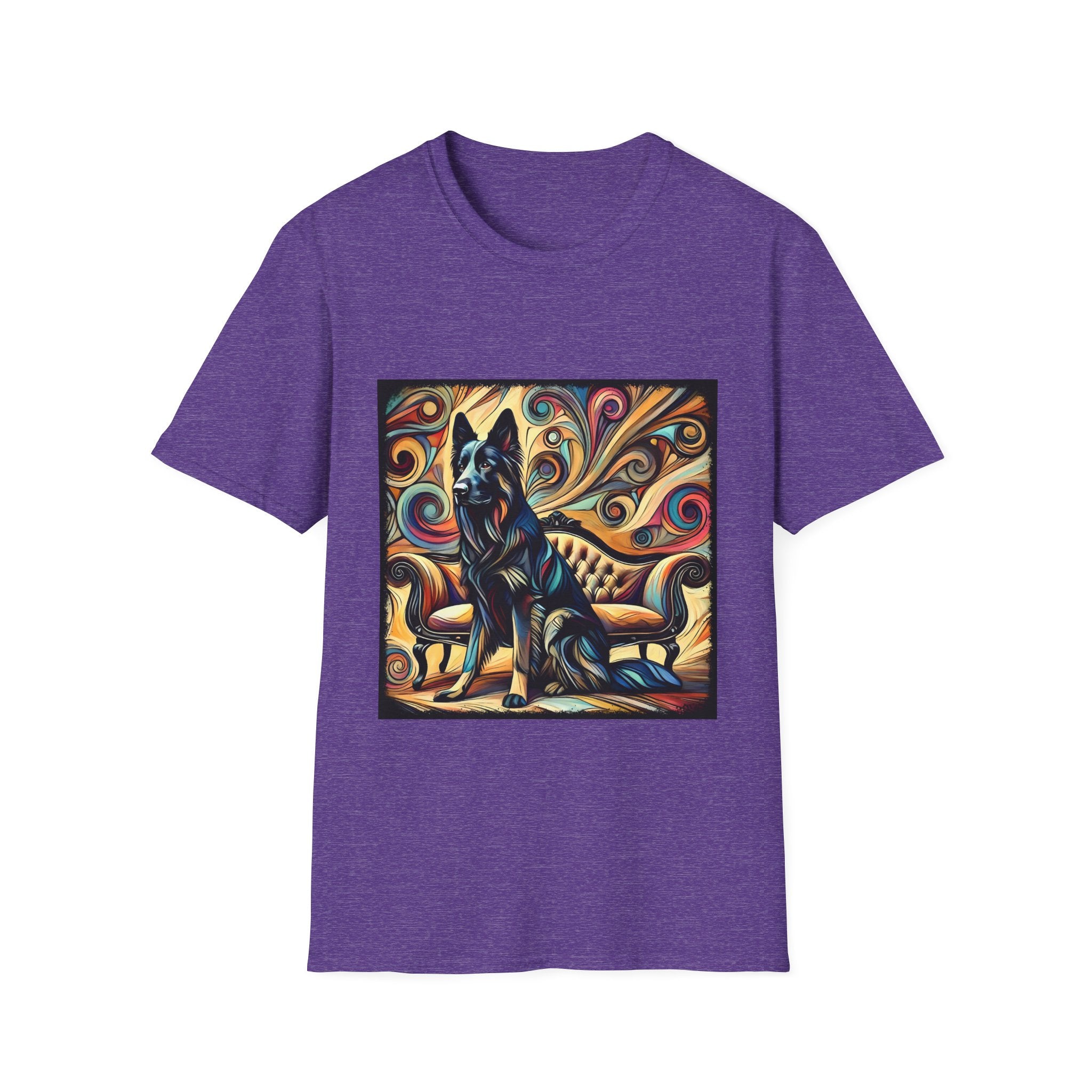 German Shepherd Multicolor Swirl | Unisex Dog T-Shirt