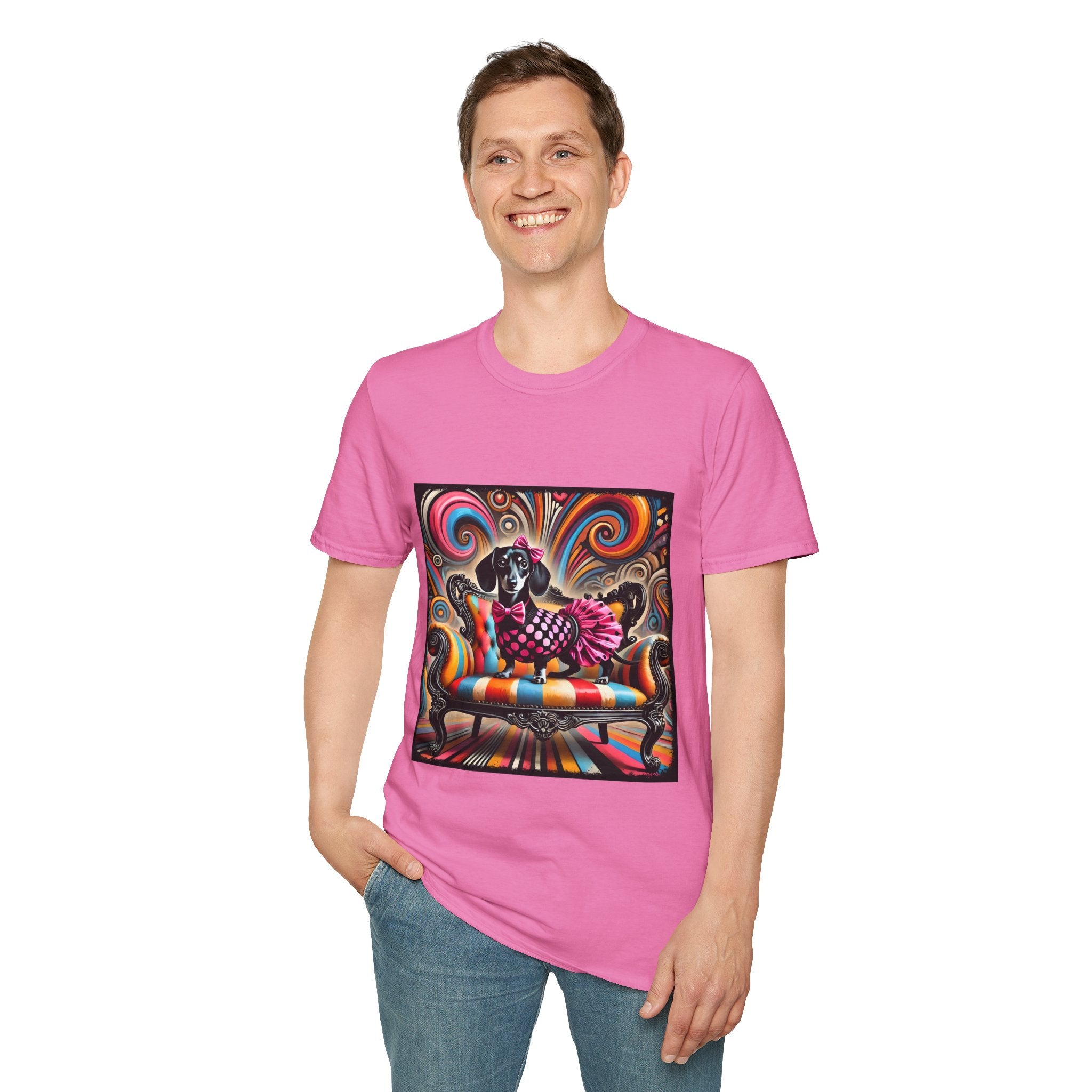 Dachshund Polka Dot Diva | Unisex Dog T-Shirt